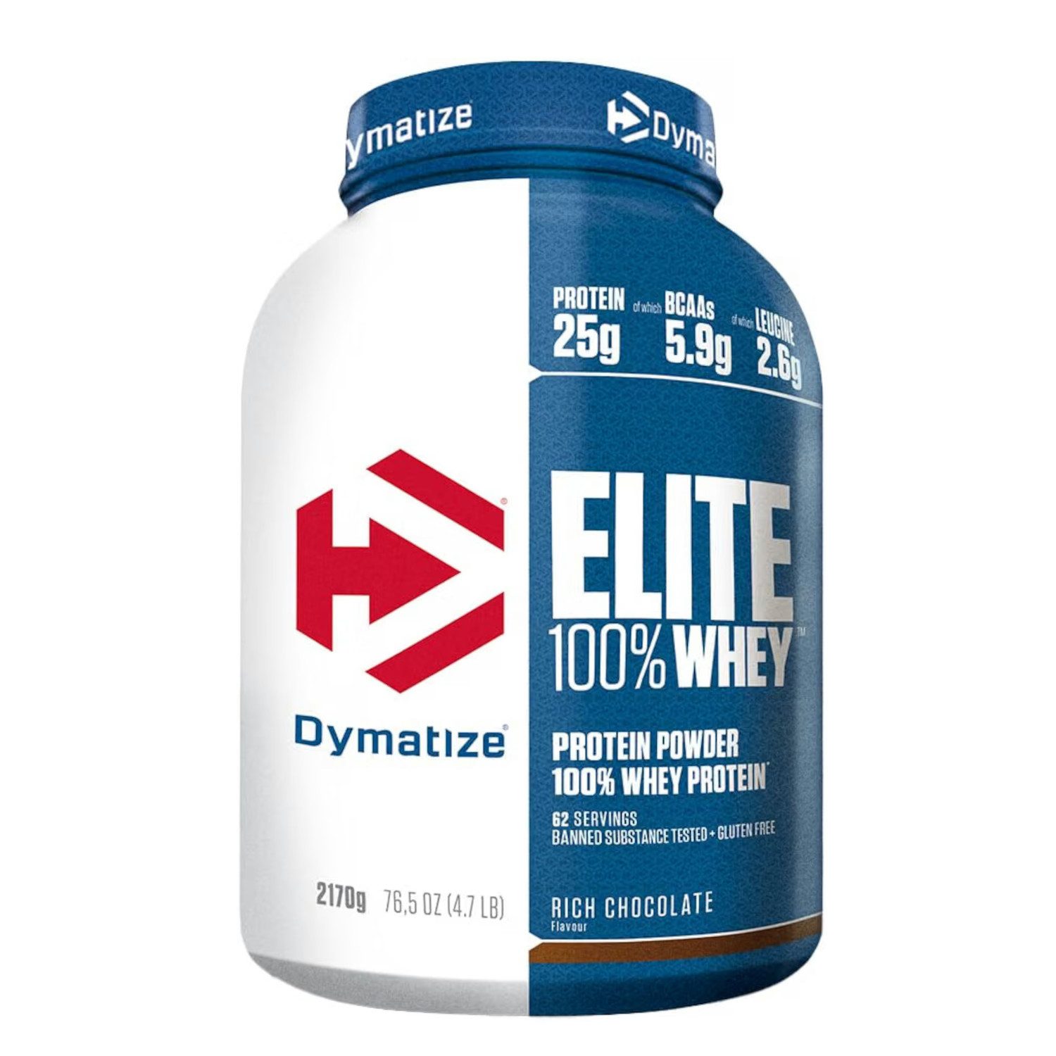 Dymatize Whey Protein Pulver Shake Elite 100% Isolat Rich Chocolate 2170 g Pulver, 2170 g