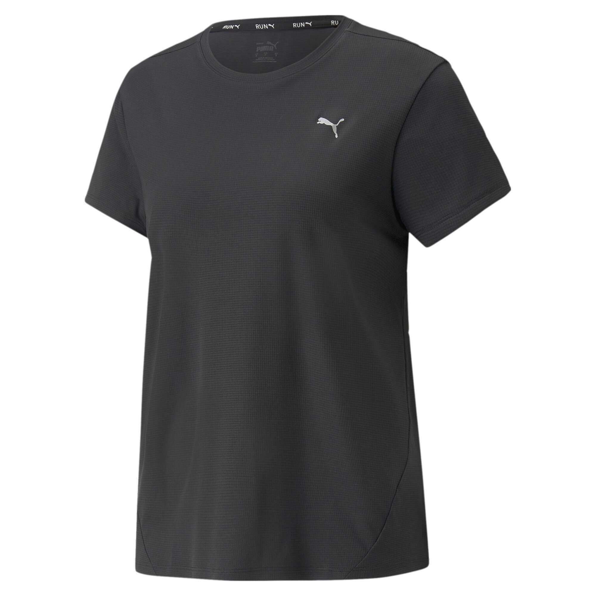 Damen Laufshirt Running Black T-Shirt Favourite PUMA