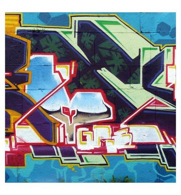 MyMaxxi Dekorationsfolie Küchenrückwand Graffiti Schrift selbstklebend Spritzschutz Folie