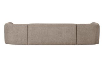 BePureHome Ecksofa U-Form Sofa Sloping - Chenille - Natur, freistellbar