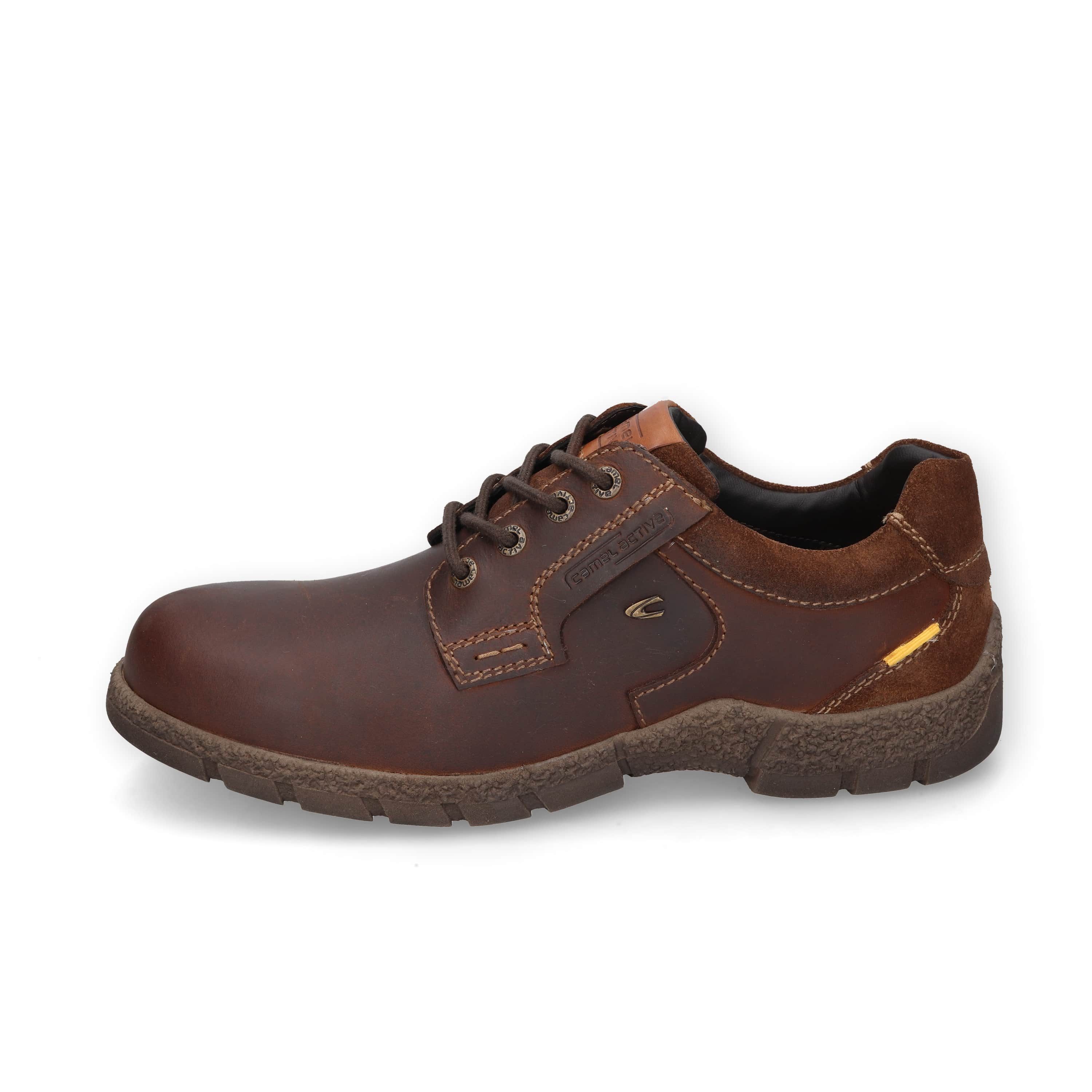 camel active Low Cut cow buff crazy COGNAC Schnürschuh günstig online kaufen