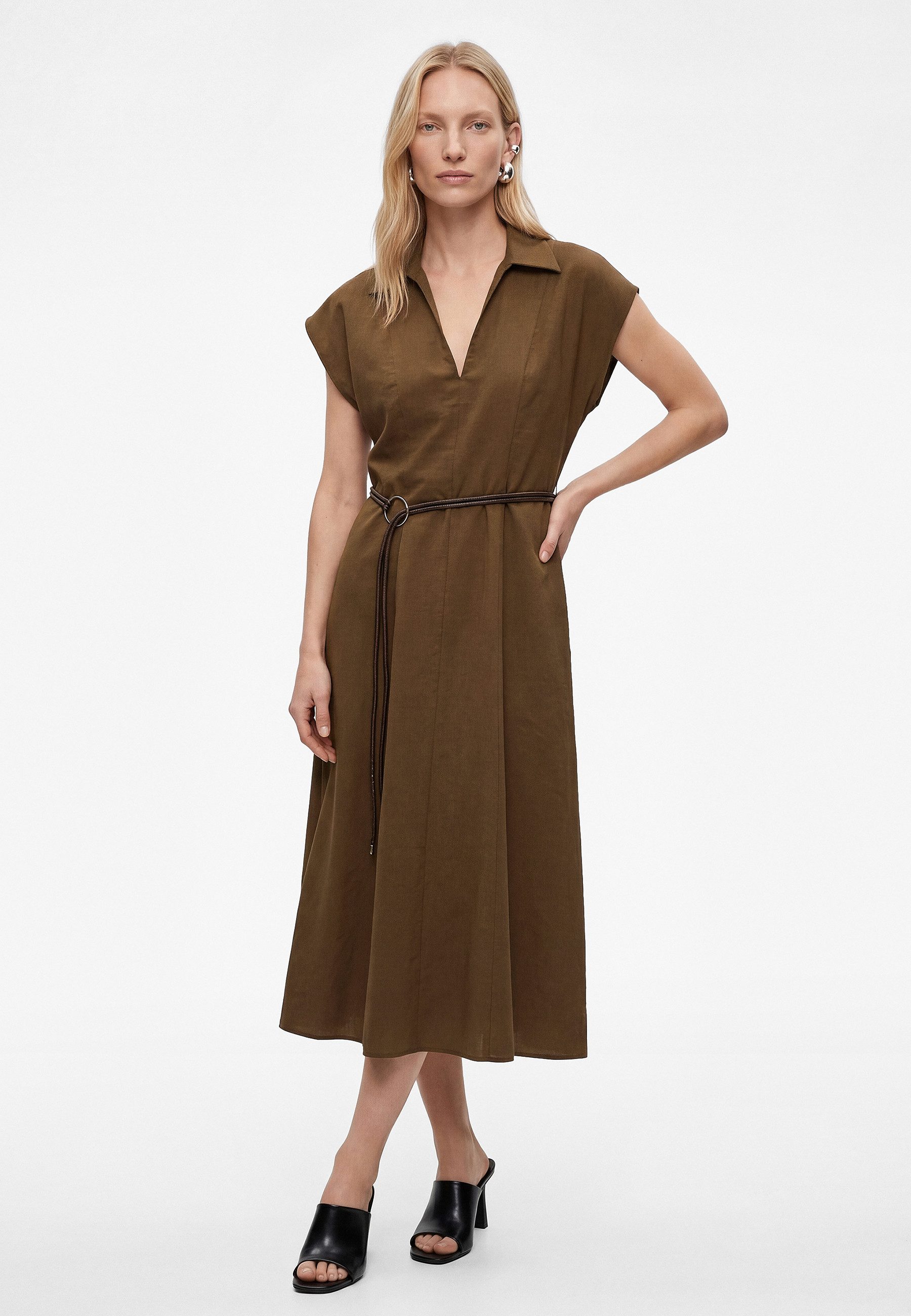 Koton Badekleid Mit Bauchgurt Shift Kleid Maxikleid