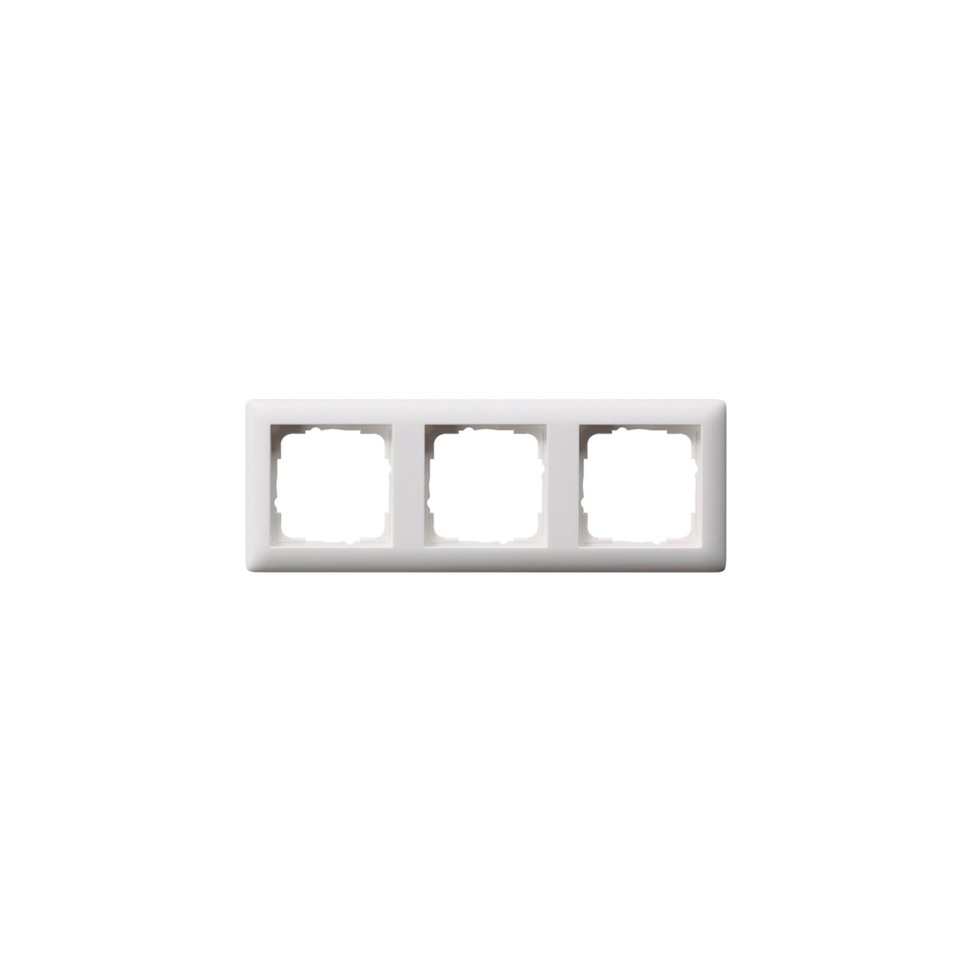 GIRA Gira Abdeckrahmen 3f. rws-mt bruchsicher 021304 Installationskabel