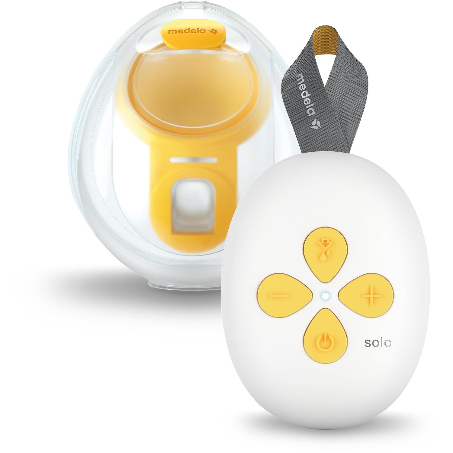 MEDELA Elektrische Milchpumpe SOLO Hands-free ultraleicht einfach zu reinigen, Set, Die ideale Lösung für gelegentliches Abpumpen