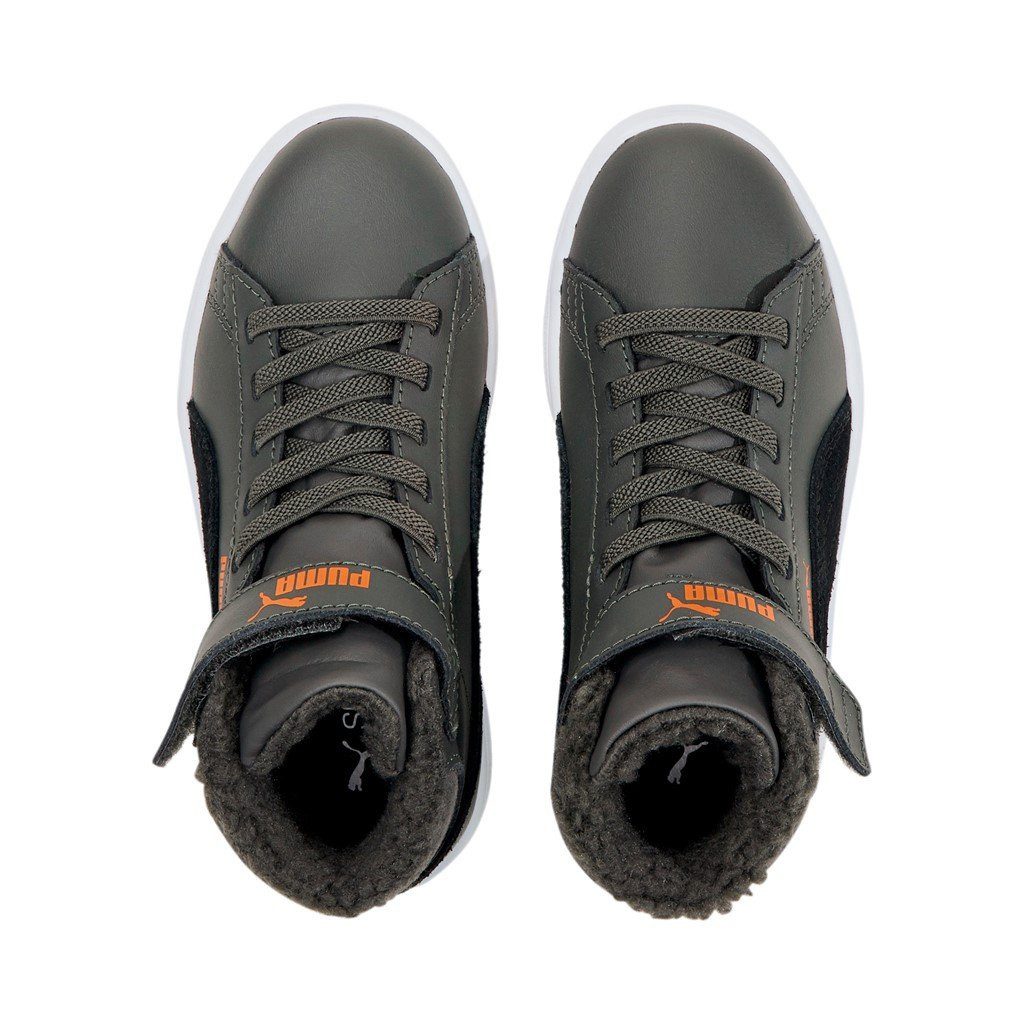 PUMA Winterschuhe Smash V2 Mid Fur Vorschule grau Kinder Sneaker
