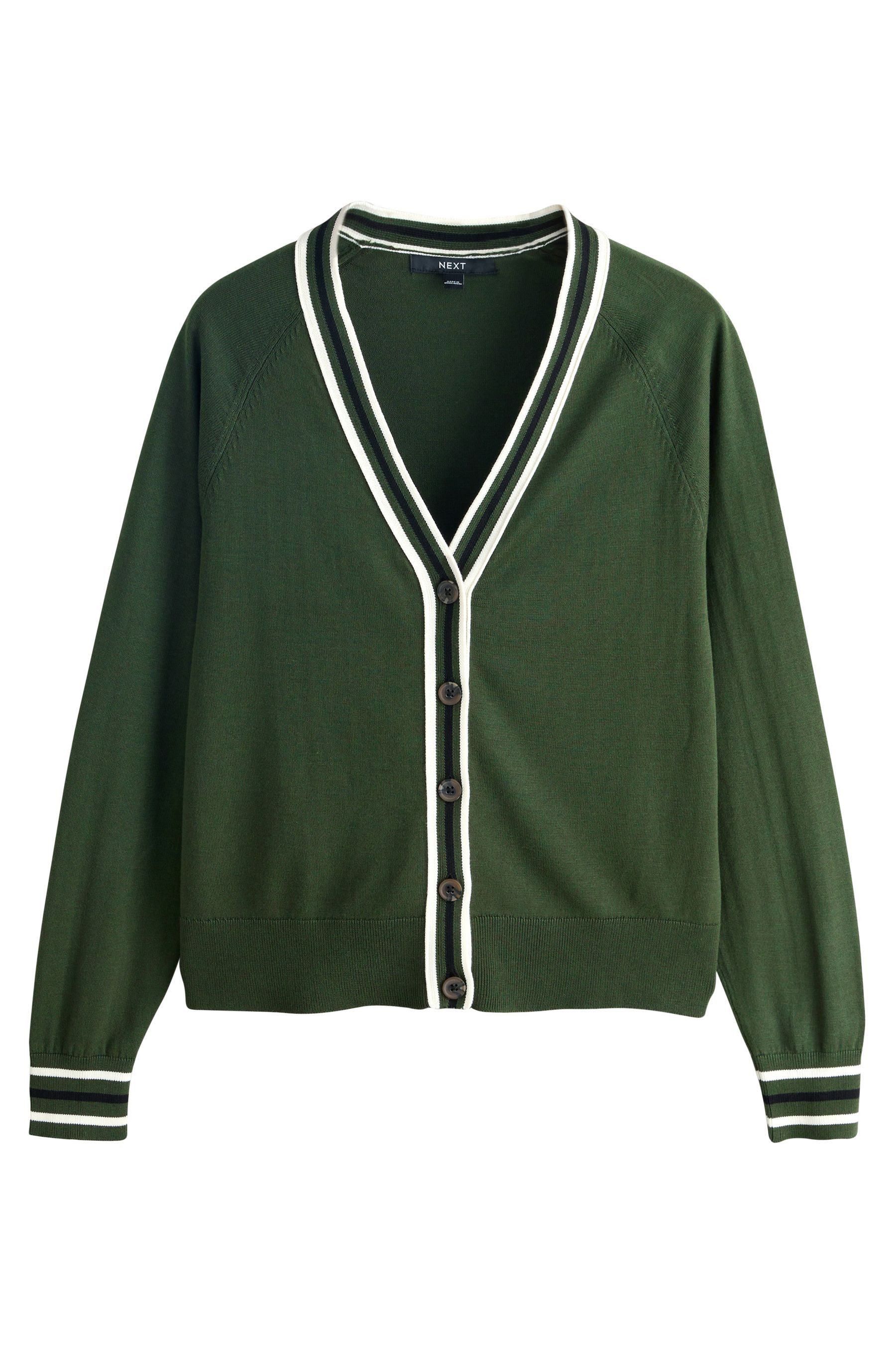 Next Strickjacke Geknöpfte Strickjacke mit V-Ausschnitt (1-tlg) günstig online kaufen