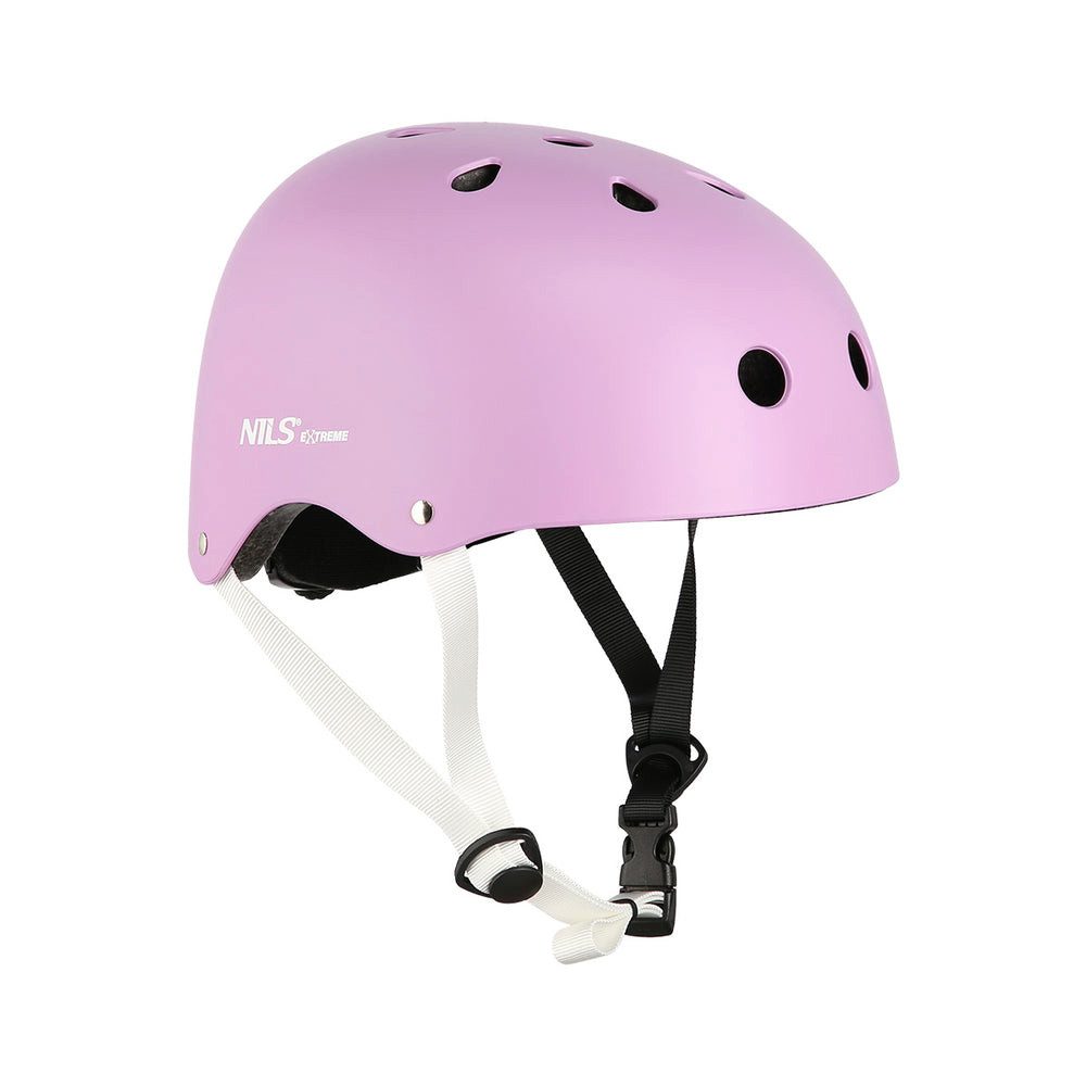 NILS EXTREME Fahrradhelm Skaterhelm Skateboardhelm Sturzhelm (Spar-Set, 1-tlg., 48-52 cm leicht), Out-Mold, 11 Belüftungsöffnungen, Drehverschluss