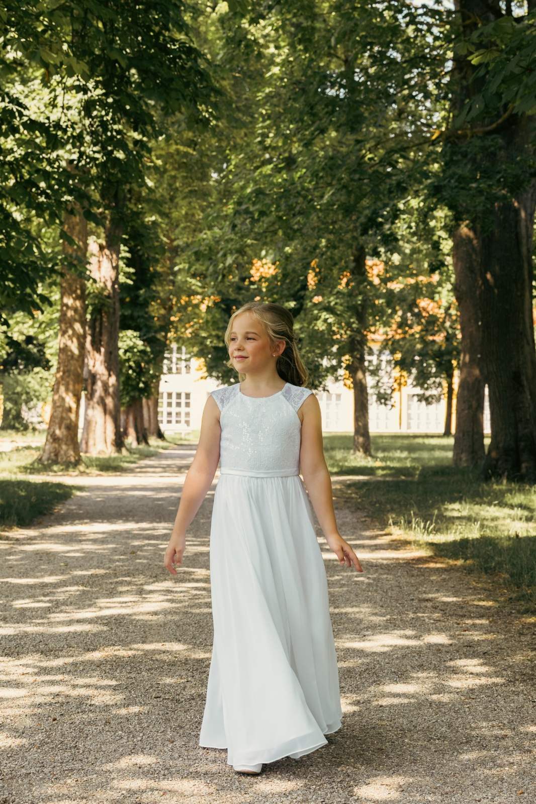 Pure White Spitzenkleid Martha (1-tlg)