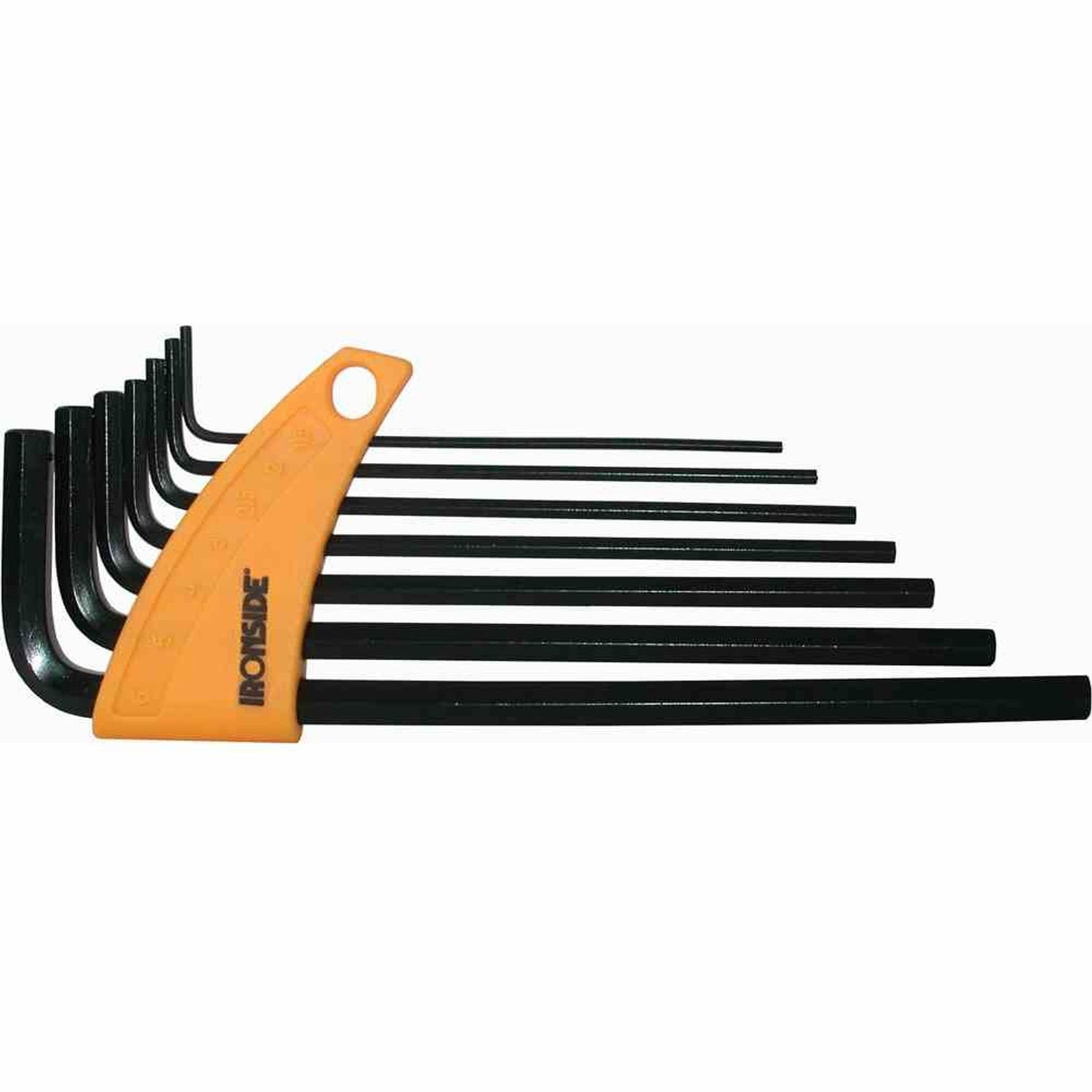 IRONSIDE Winkelschlüssel Stiftschlüssel-Set 7tlg Befestigung Heim Schlüssel Schrauben Werkzeuge