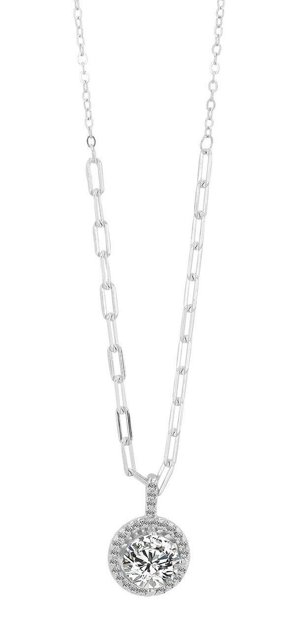 AKZENT Kette mit Anhänger Maravilla, 925 Sterlingsilber, langlebig