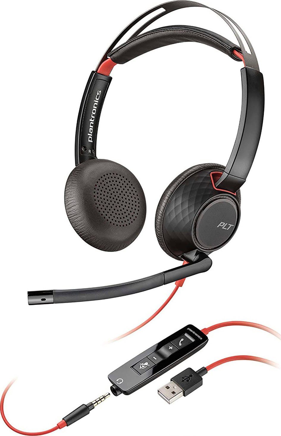 Headset C5220 Blackwire Poly (Noise-Cancelling) Plantronics