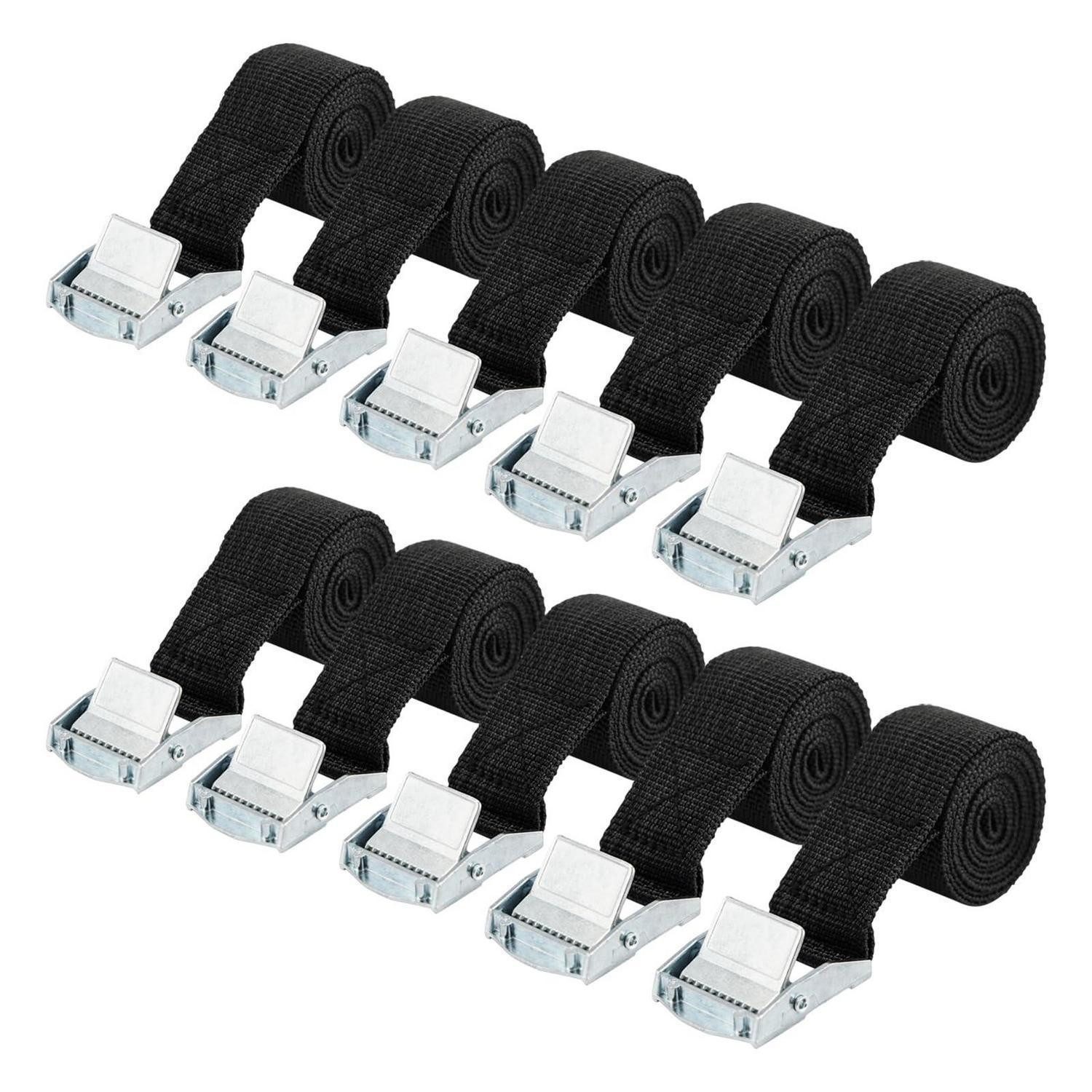 LuxusKollektion Zurrgurt Zurrgurt 25mm x 1m 10 Stk. Polyester Gurtband (10-St)