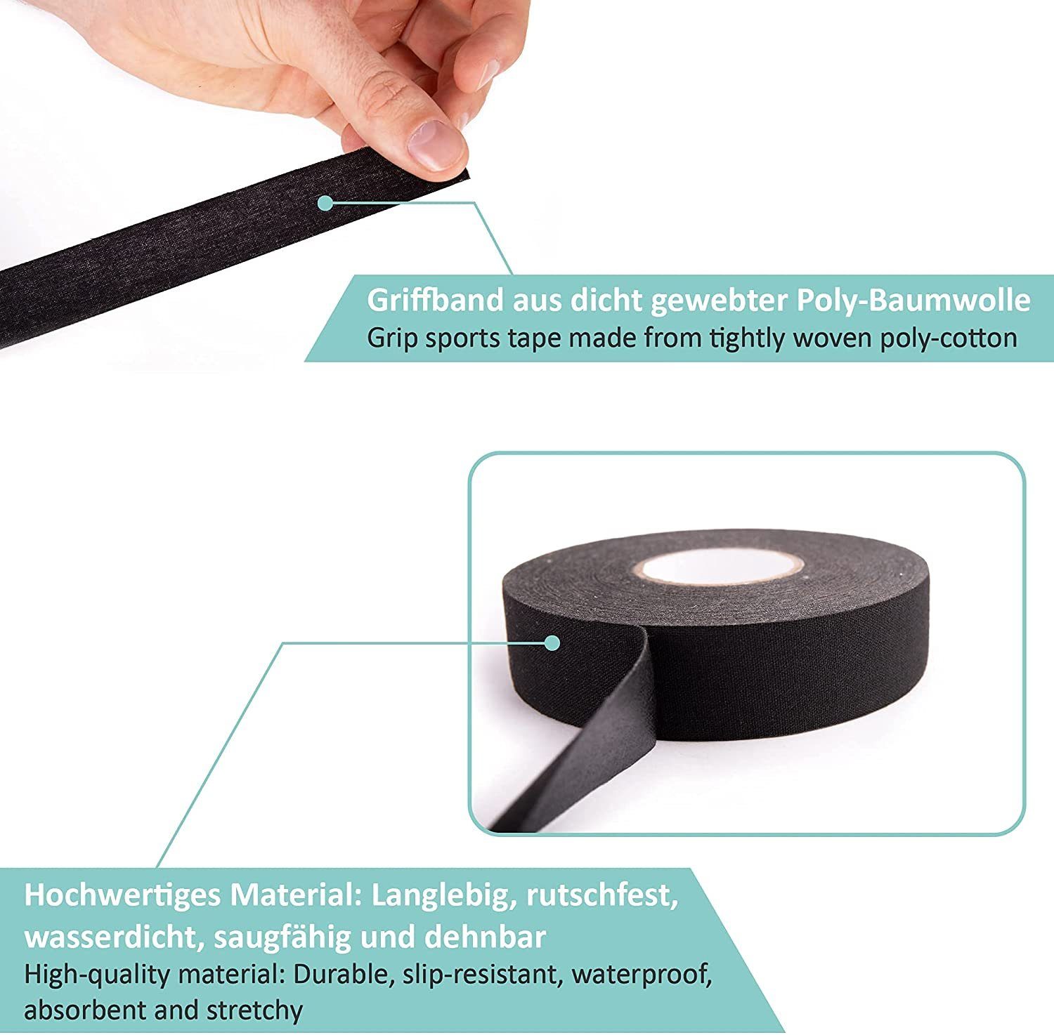 Pullup & Dip Griffband PULLUP & DIP Griffband Sport (1-St) Rutschfestes sowie selbstklebendes Griffband