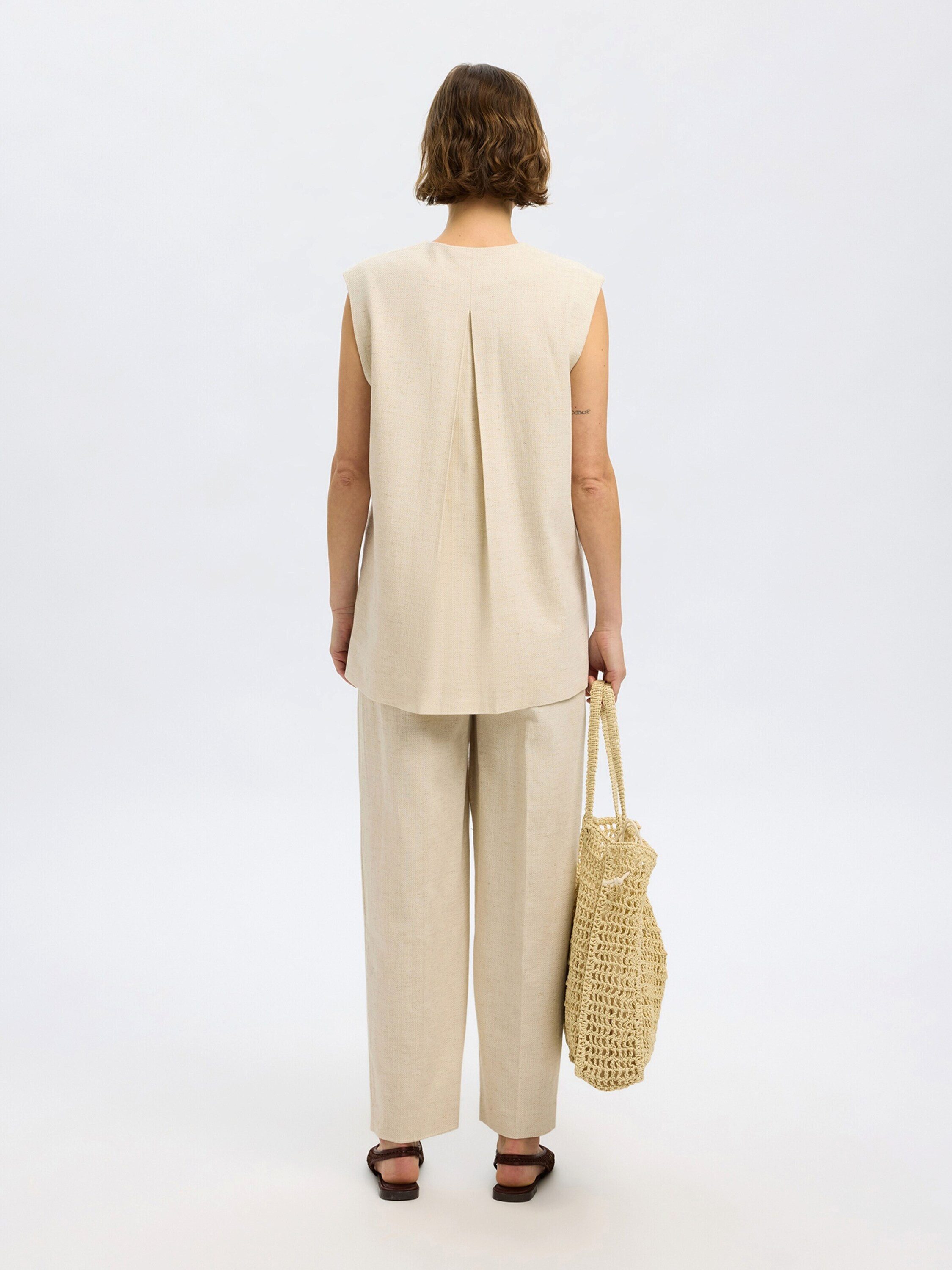 Selected Kurzweste SLFMara (1-tlg)