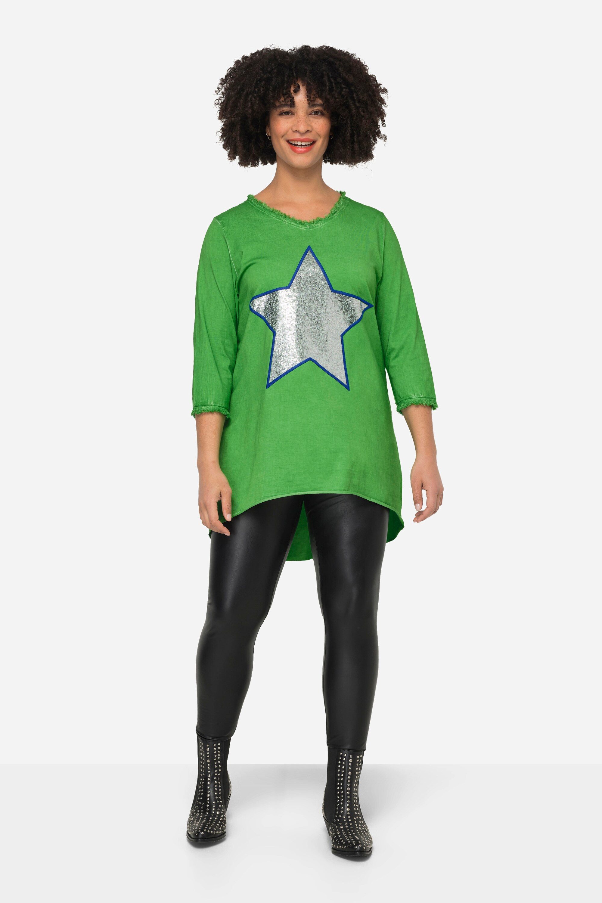 Angel of Style Longshirt T-Shirt A-Linie günstig online kaufen