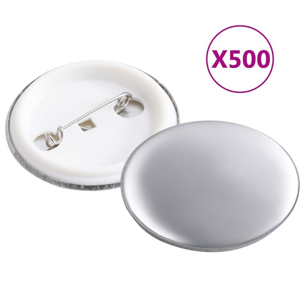vidaXL Button Set Button-Teile 500 Sets 37 mm