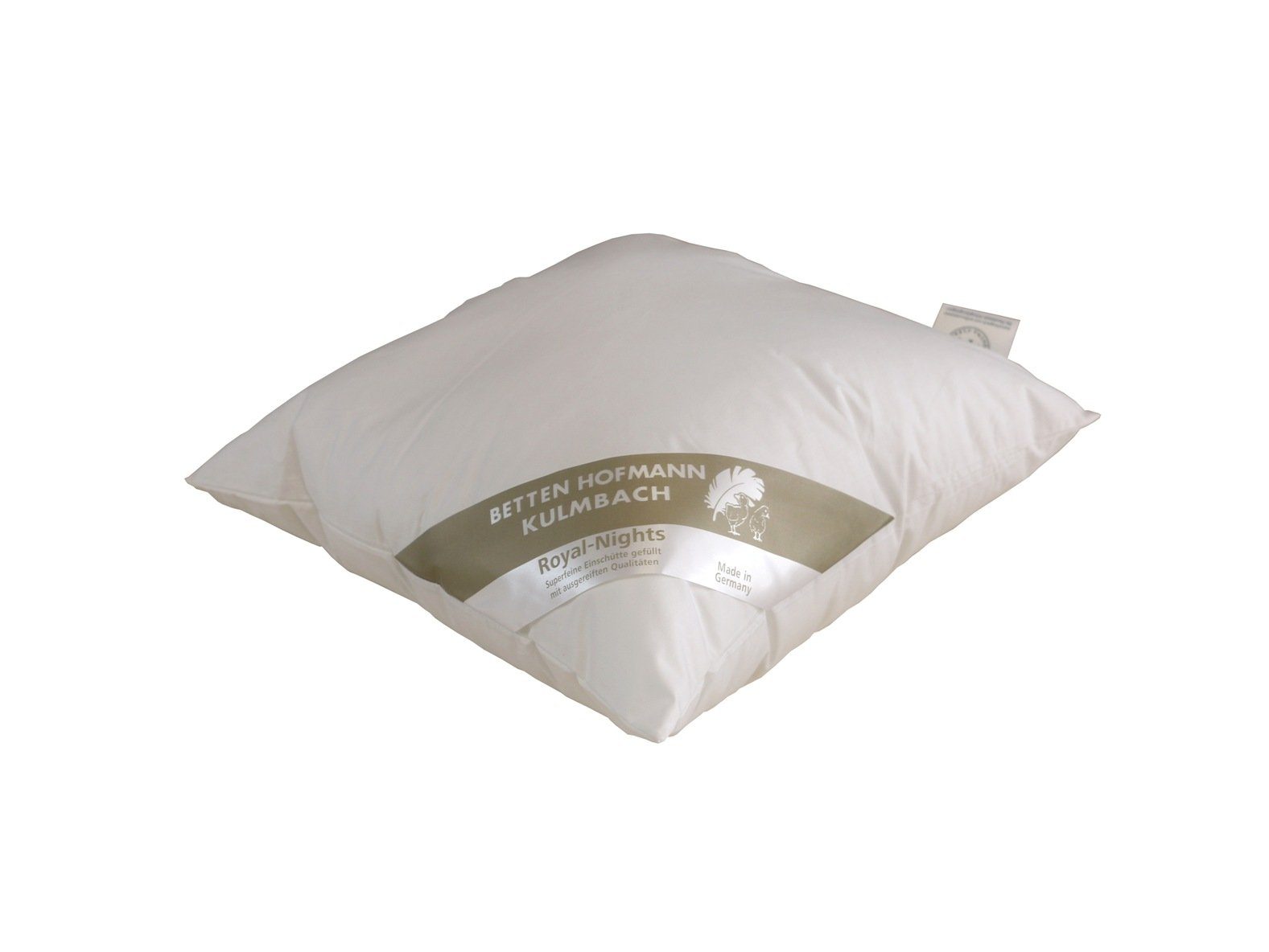 Betten Hofmann Kopfkissen Bella Star Kopfkissen 45x45 Federkissen Kissen 20% Daunen 300 g strapa, Bezug: 100% Baumwolle, Kopfkissen, Rückenschläfer, Seitenschläfer