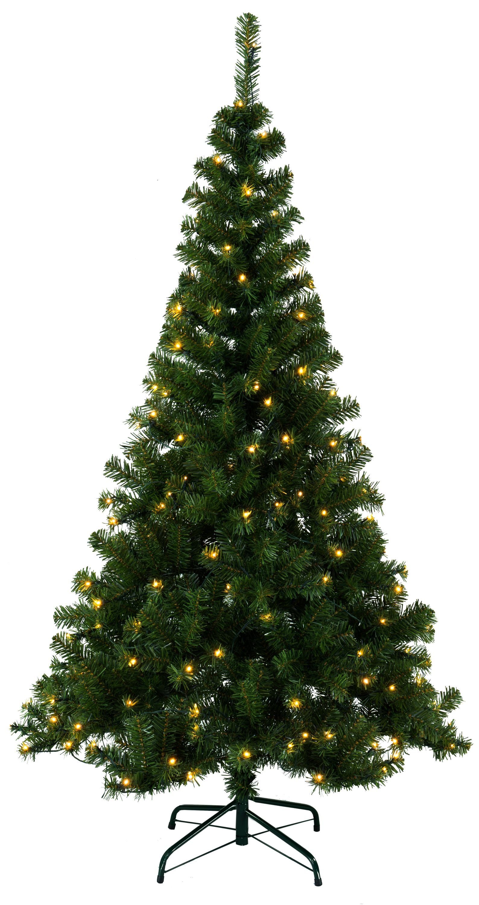 STAR TRADING Künstlicher Weihnachtsbaum Best Season 609-02 LED-Weihnachtsbaum Ottawa beleuchtet, outdoor