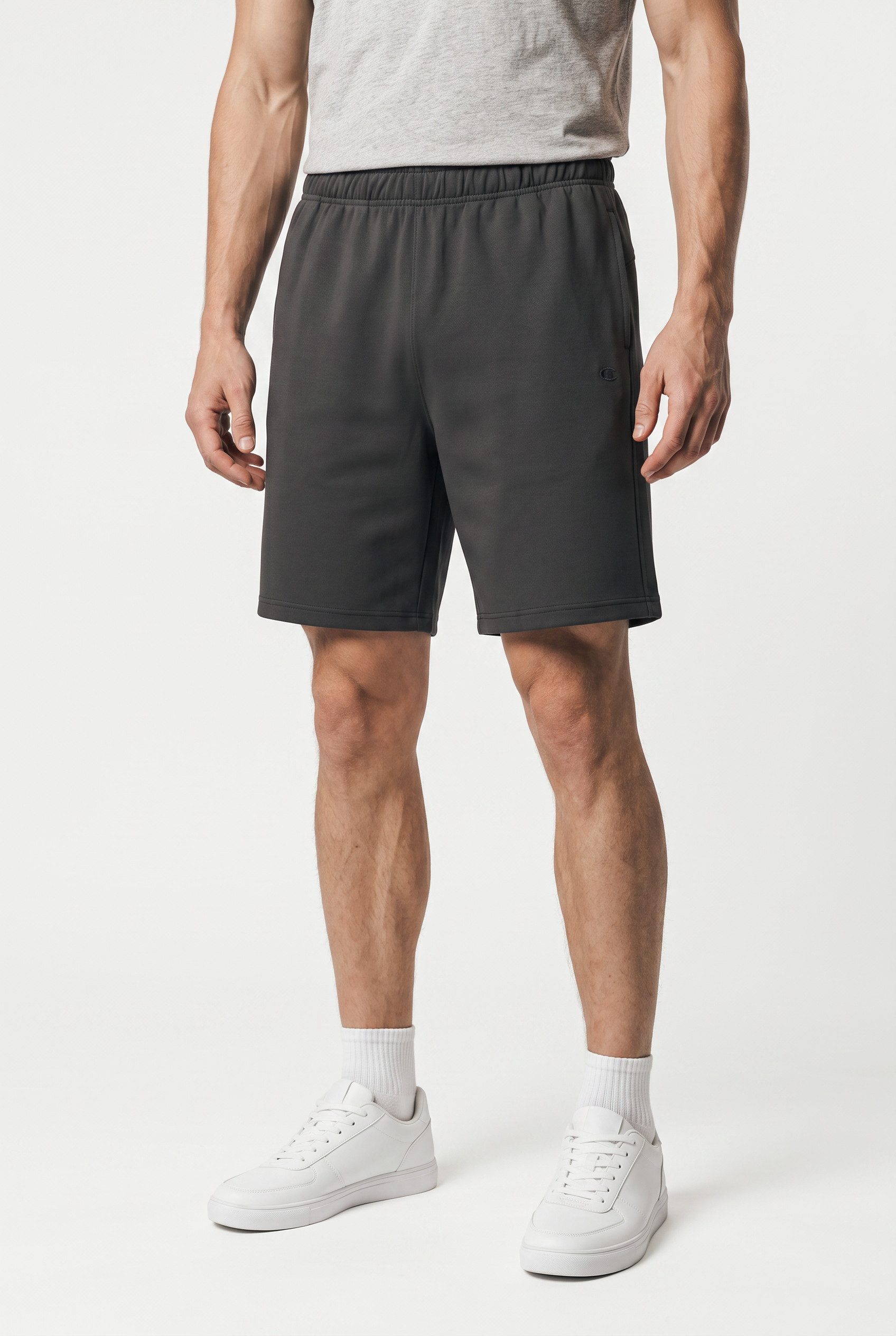Champion Bermudas ICONS Long Bermuda with Tonal Logo Standard-Passform, gerader Schnitt, aus Baumwolle und Polyester