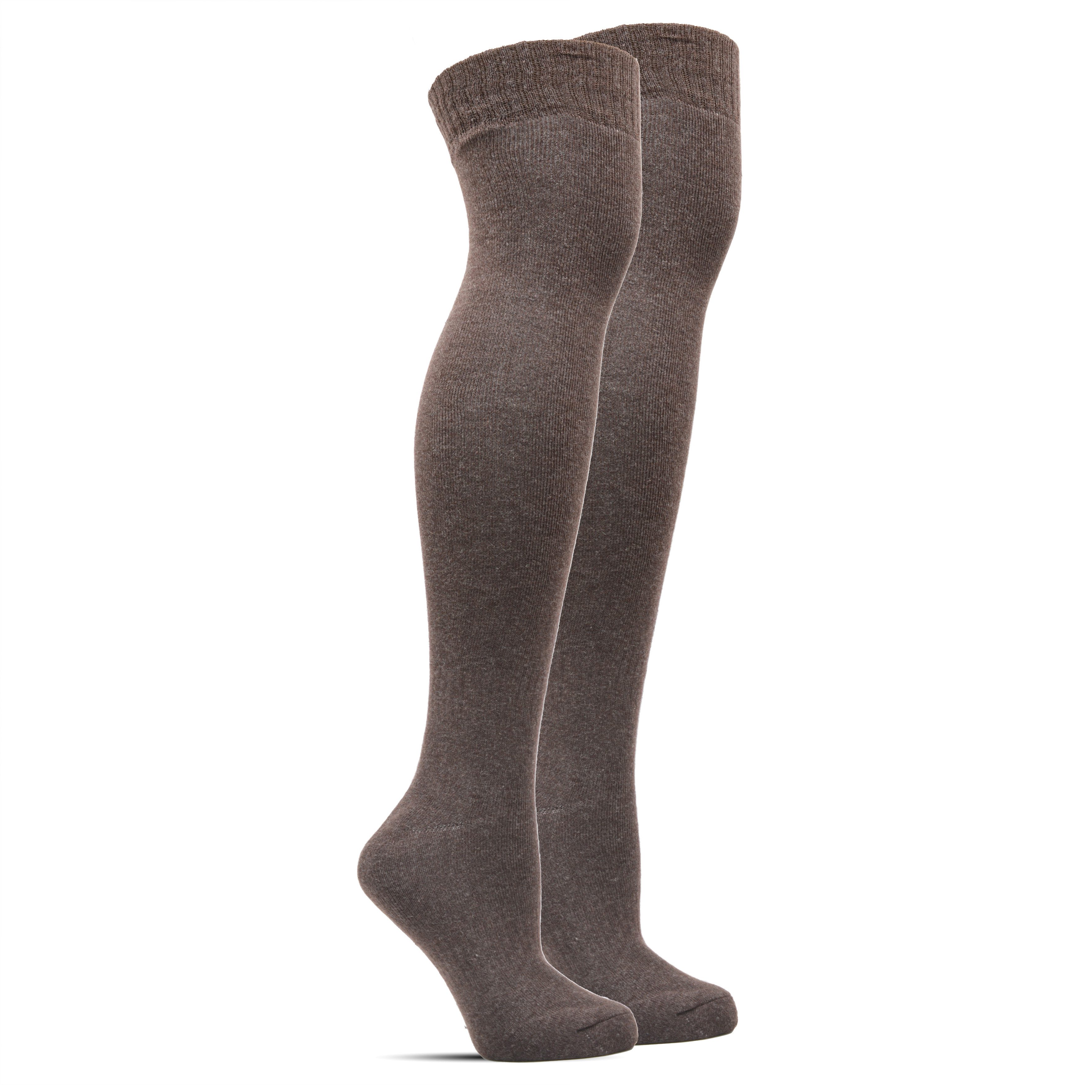 Frostfighter Overknees Damen Thermo Overknees (2-Paar) Vollfrottee Innenfutter