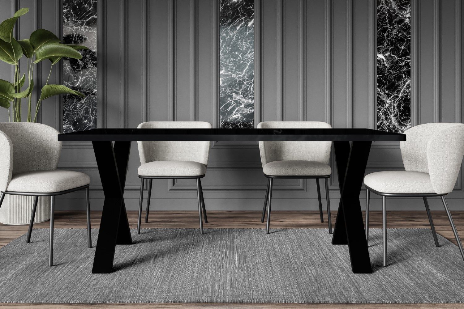 ALTDECOR Esstisch KLYN (Esstisch, Esszimmertische, Tisch günstig online kaufen