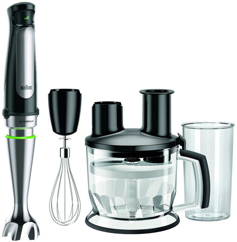 Braun Stabmixer Multiquick 7 MQ 7075X, 850 W, mit ActiveBlade-Technologie