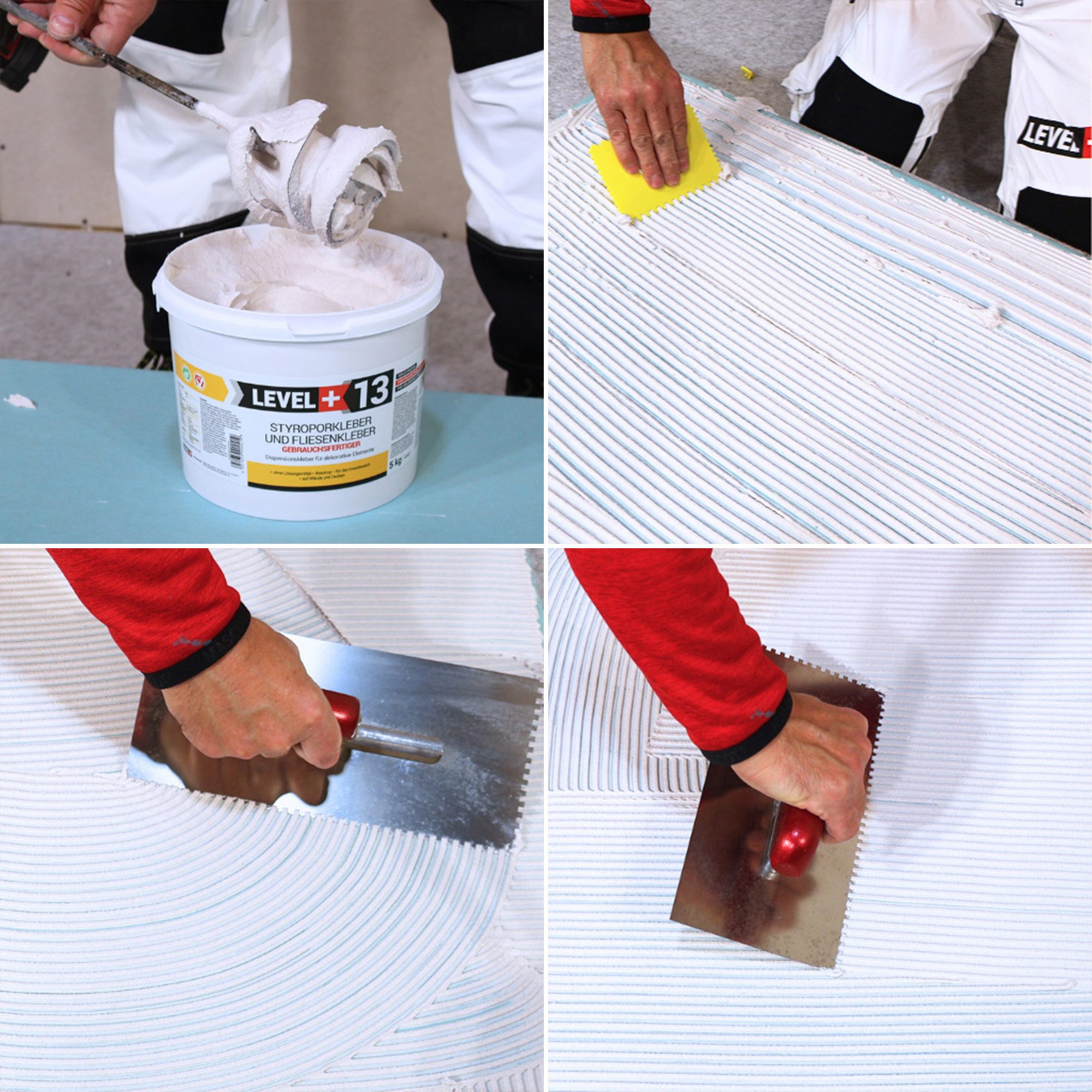 Level+ Dispersionskleber Styroporkleber Dispersionkleber Dekor Deckenplatte günstig online kaufen