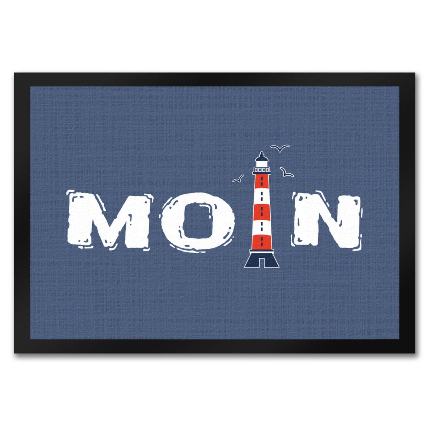 speecheese Fußmatte Fußmatte in 35x50 cm im maritimen Stil mit Spruch: Moin und Maritim