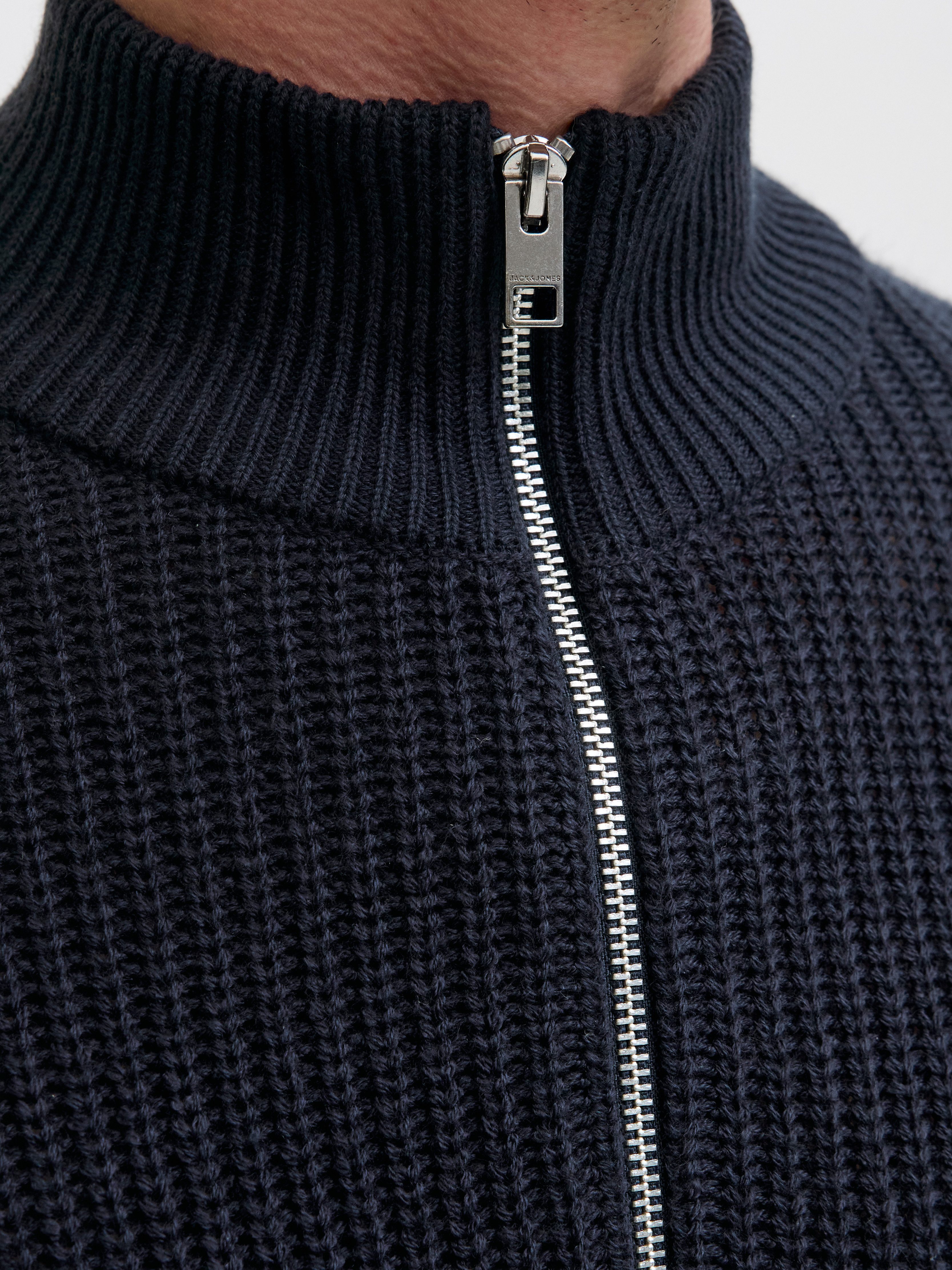 Jack & Jones Troyer JJKAITO KNIT HALF ZIP BF – Bild 4 von 5