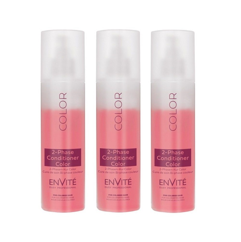 Dusy Professional Haarpflege-Spray Dusy Envite 2-Phasenkur Conditioner Color 200ml 3 Stück