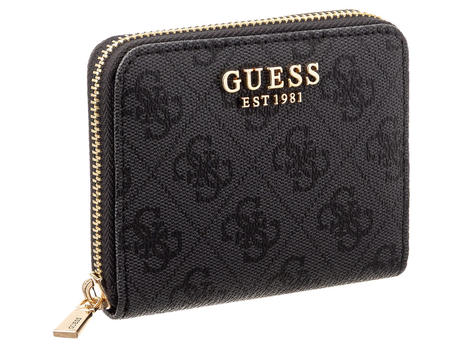 Guess Geldbörse SWSG7459137 LAUREL II SLG SMALL ZIP AROUND Woman (Stück, 1-tlg., 1), Logoschriftzug
