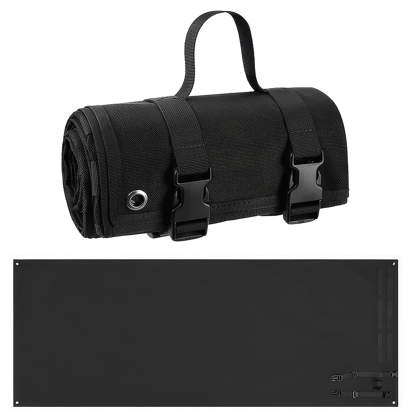 BlingBin Outdoorteppich Rollbare Schießmatte Non-Padded Mat Gerollte Schießtrainingsmatte, rechteckig, Höhe: 80 mm, Für Outdoor-Schießtraining Auch Als Picknickdecke Geeignet