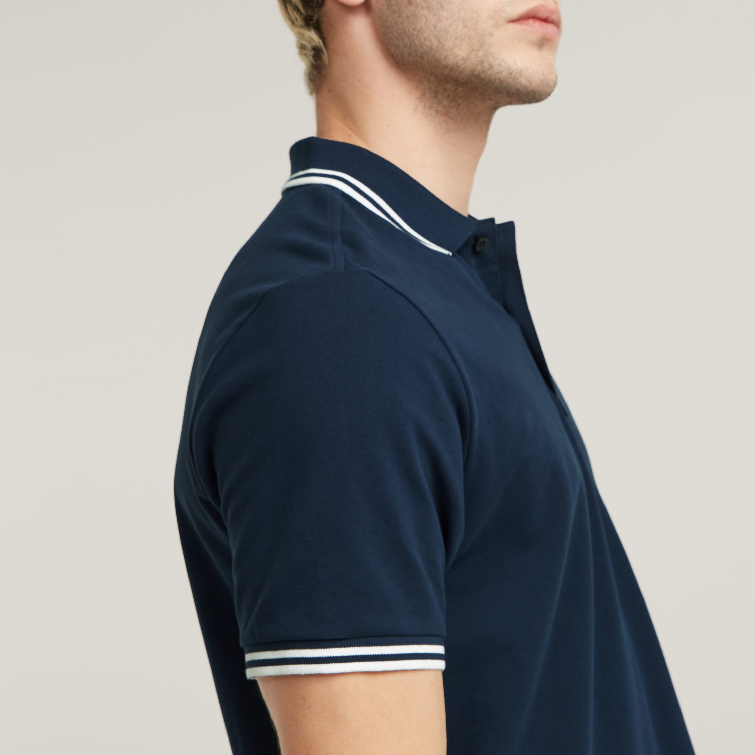 G-STAR Poloshirt Poloshirt Dunda slim stripe in Kurzarm-Form – Bild 4 von 5
