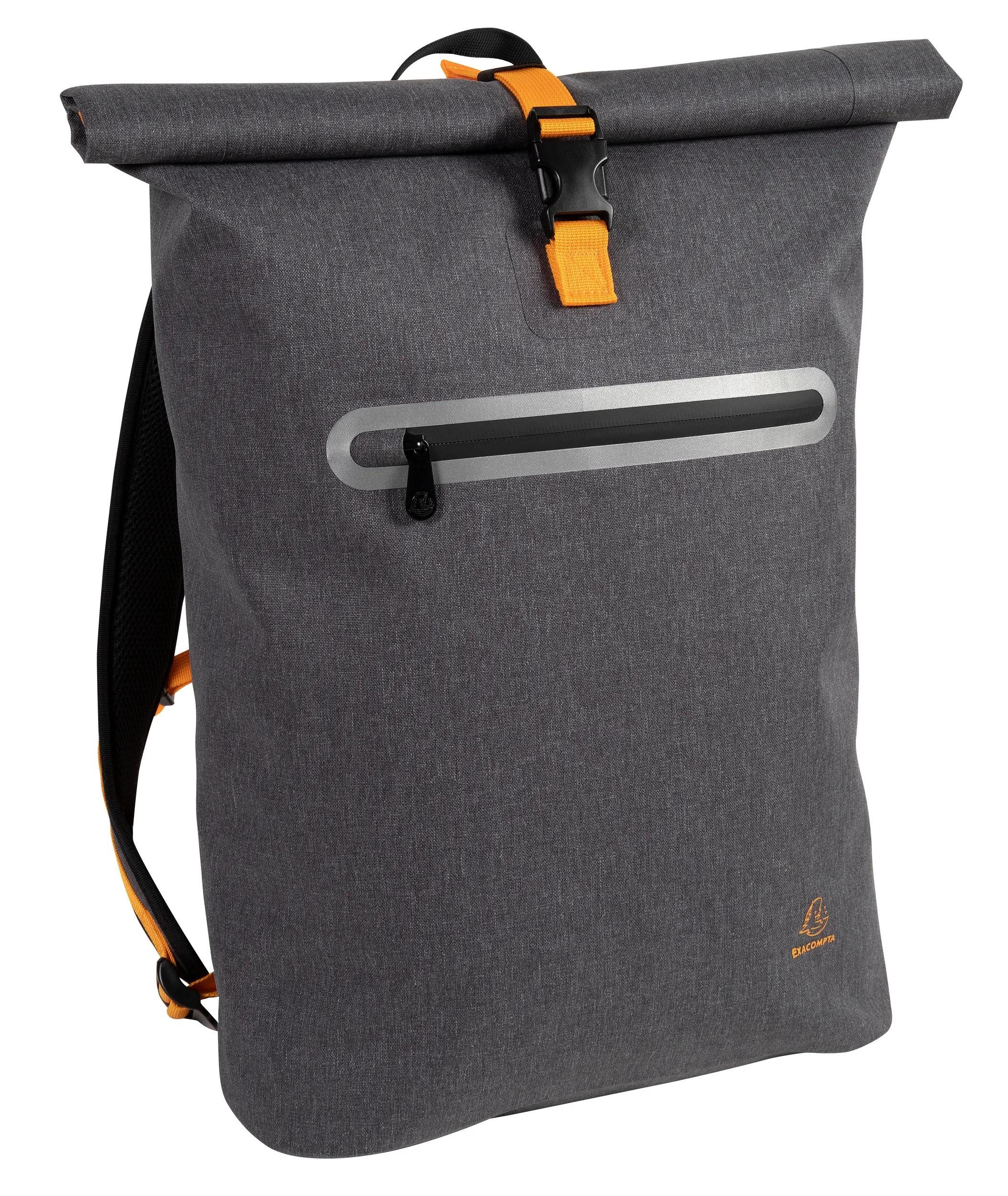 EXACOMPTA Cityrucksack Wasserdichter Rucksack 33x49x14cm, Exactive Young - Sturmgrau - 17834E, Rücksäcke