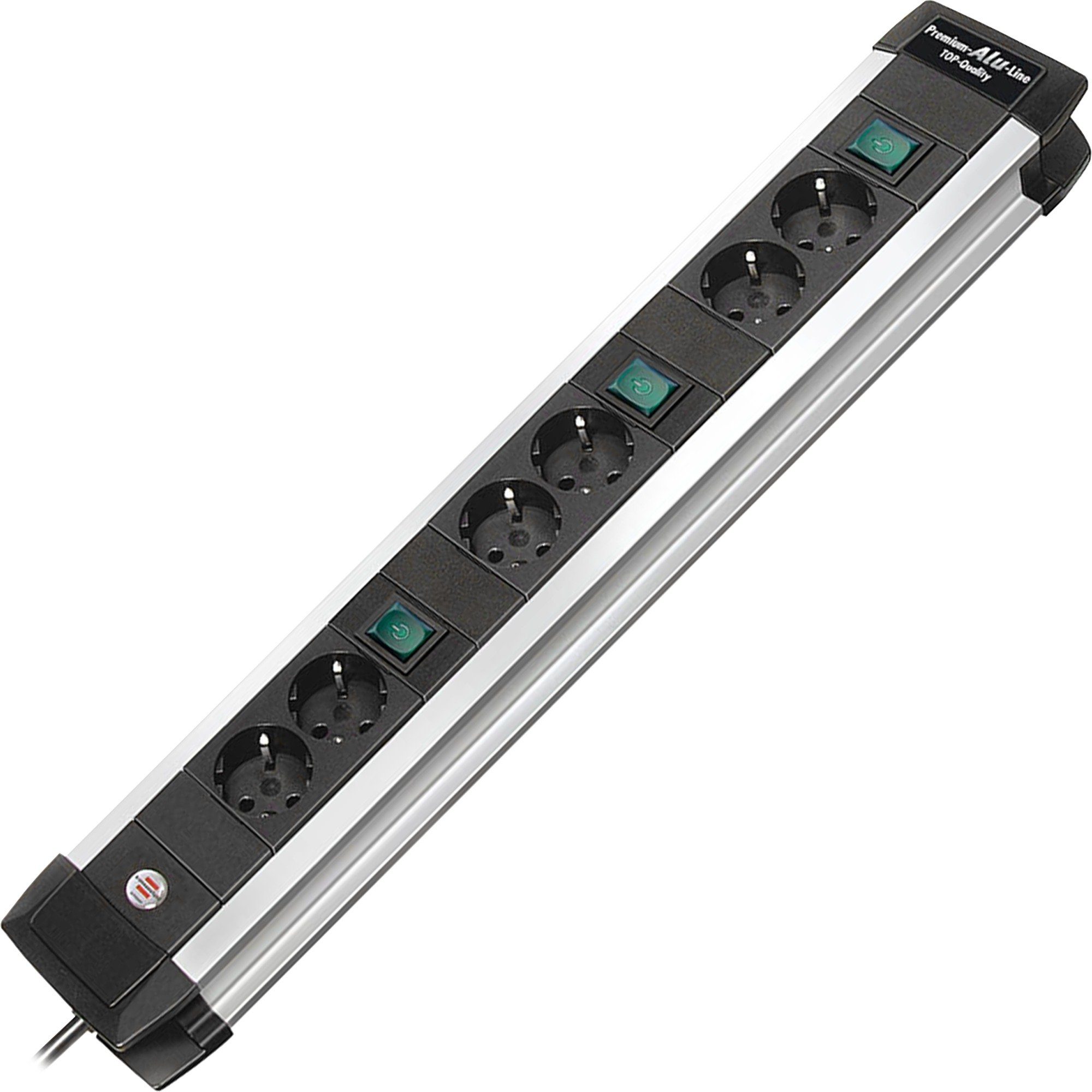 Brennenstuhl »Premium Alu Line Technik 6fach« Steckdosenleiste online ...