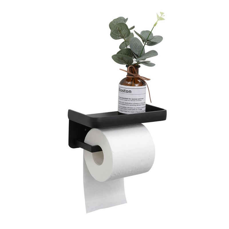 Kupaloft Toilettenpapierhalter, Wandmontage Kein Bohren, 2 Montagearten