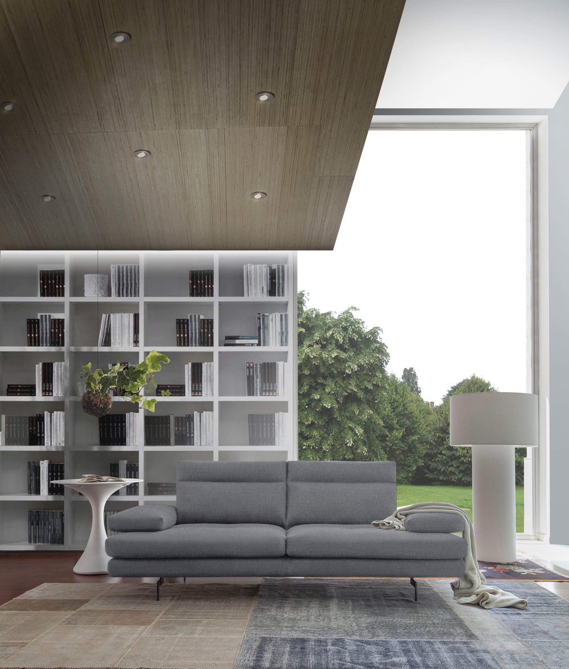 3-Sitzer Toby Wing, Designsofa, hochwertige Verarbeitungsdetails, bequem