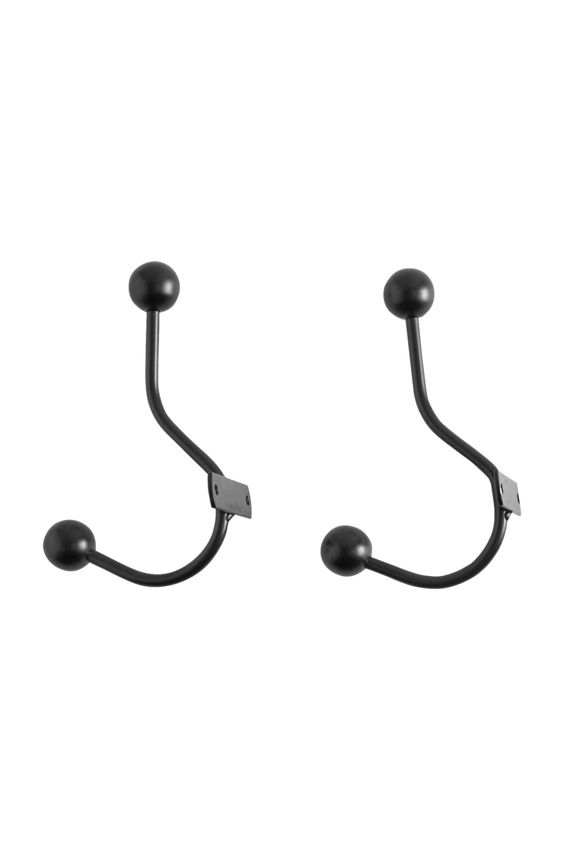 Next Raffhalter Raffhalter mit doppeltem Kugeldesign, 2er-Set