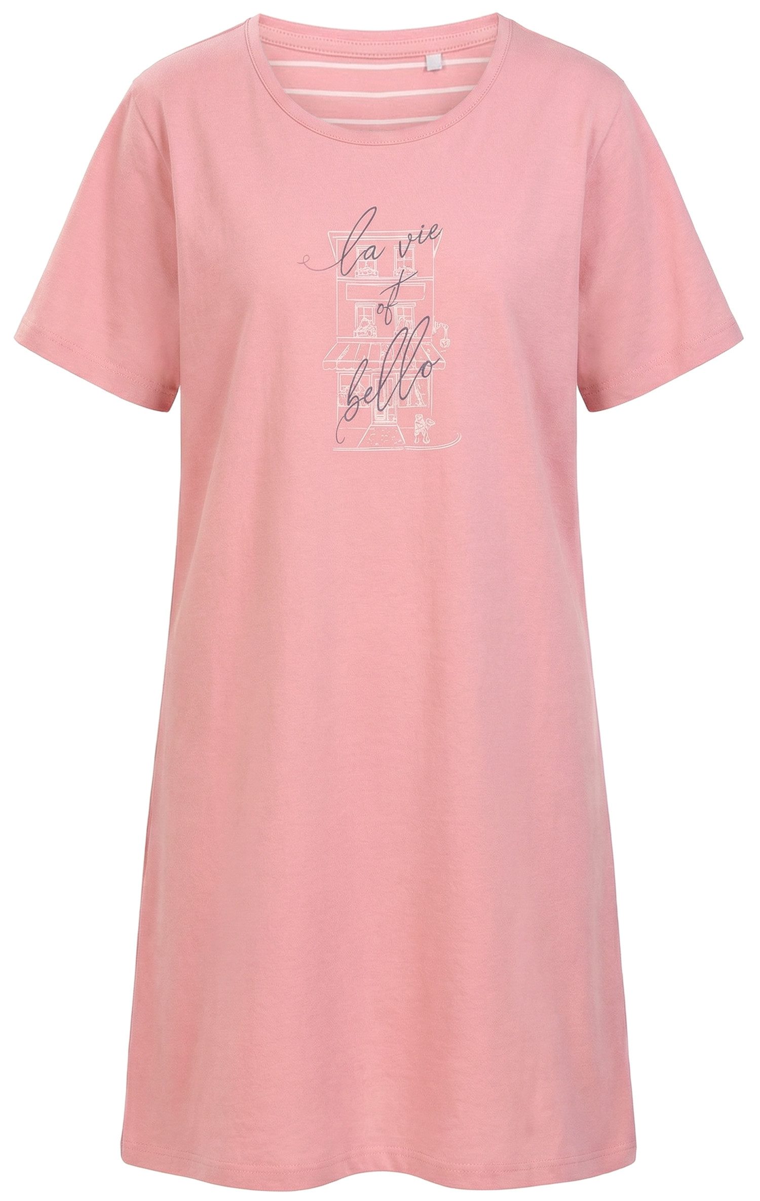 comtessa Nachthemd Comte Kids (Set, 1-tlg., 1-teilig) Mädchen Sleepshirt Pyjama Kurzarm Baumwolle