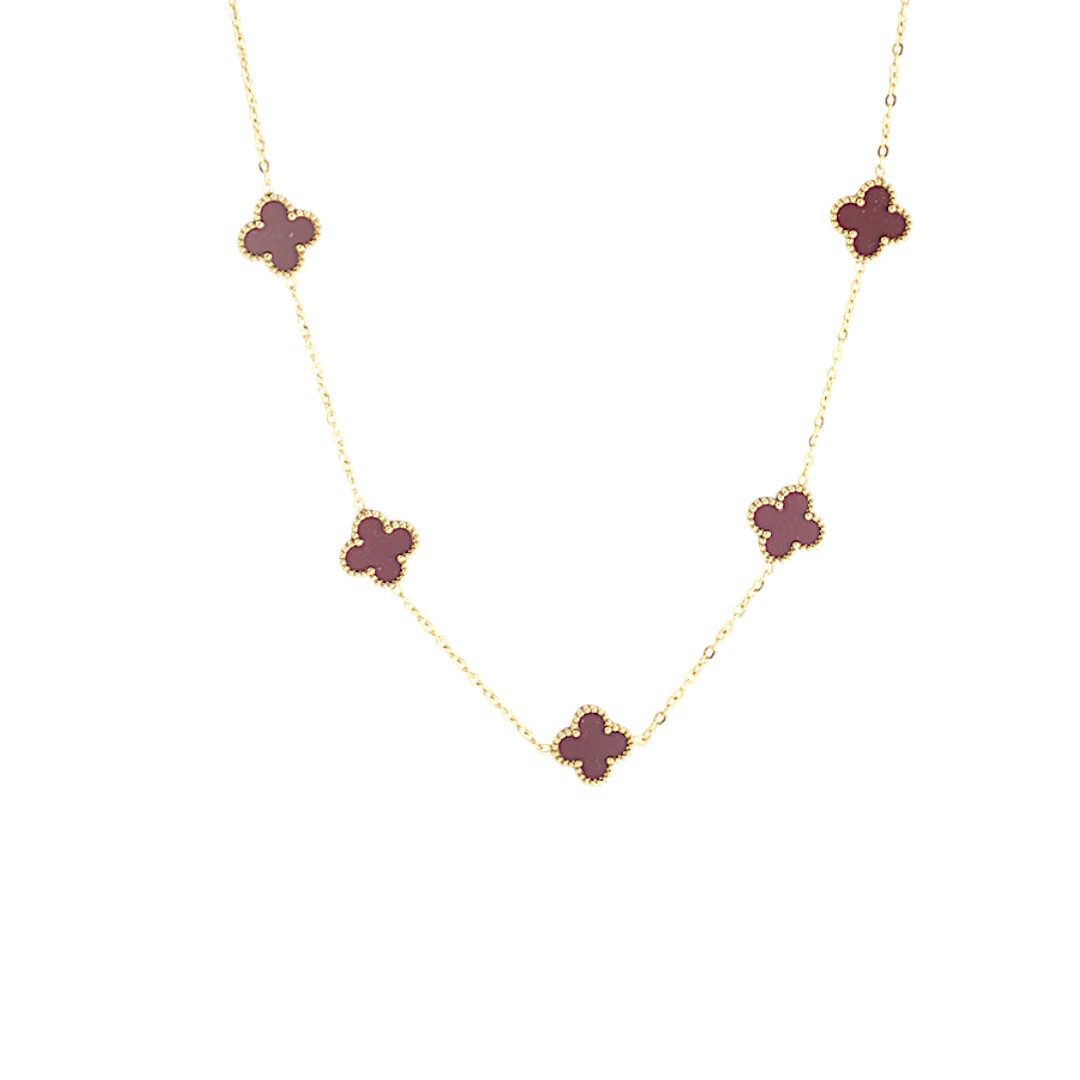 Medusa Accessoires Charm-Kette Brownie Klee Halskette (1-tlg)