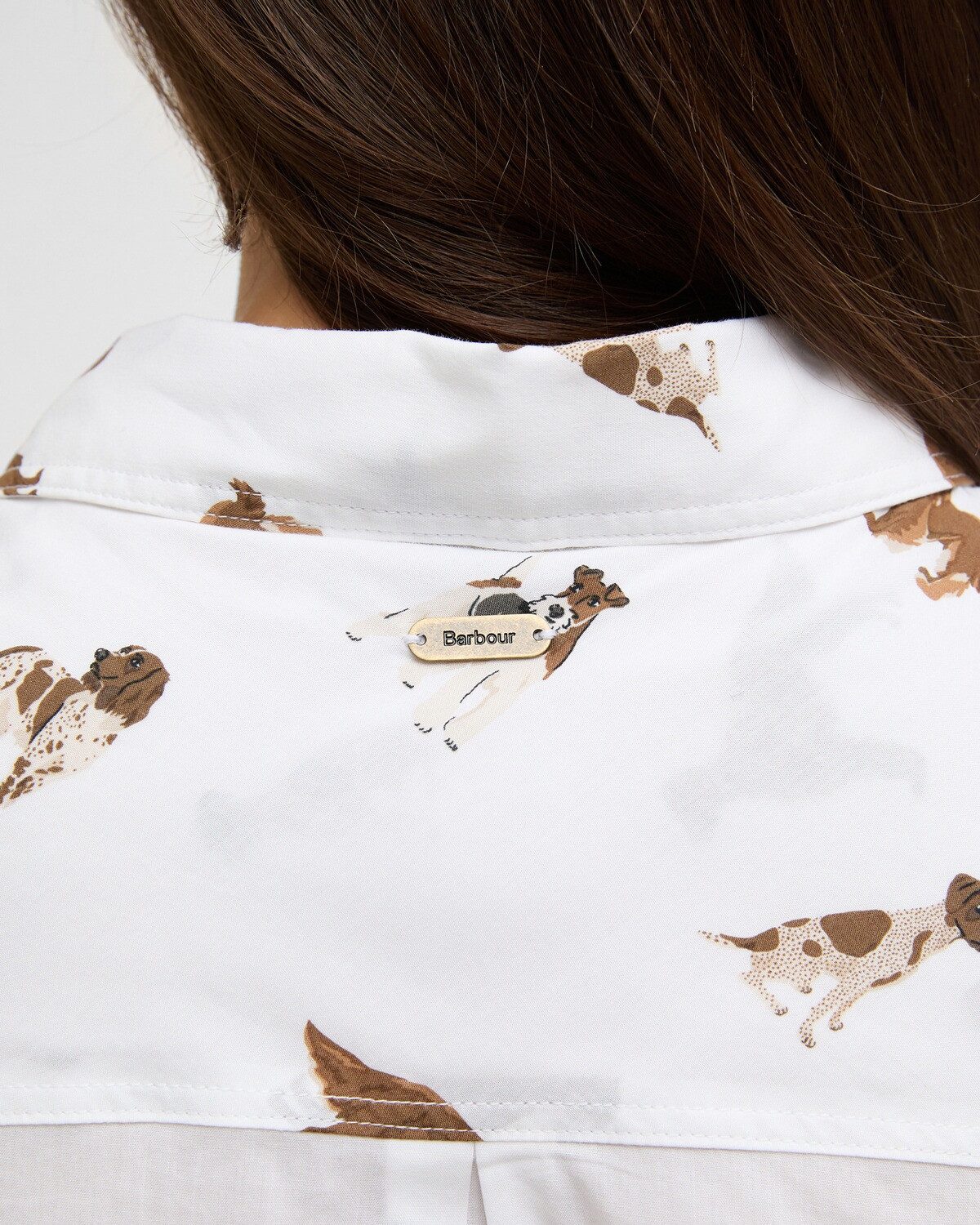 Barbour Druckbluse Bluse Safari