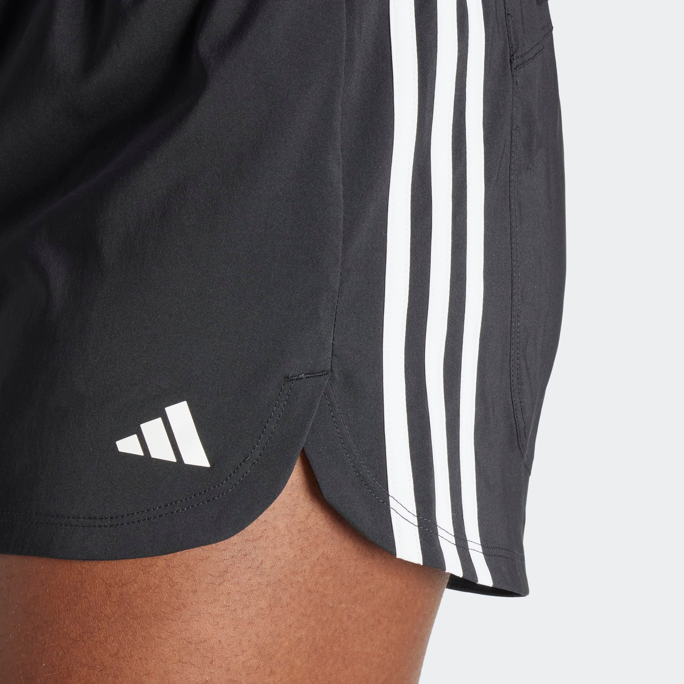 adidas Performance Shorts PACER TRAINING 3-STREIFEN WOVEN HIGH-RISE Woven Trainingsshorts mit hohem Bund