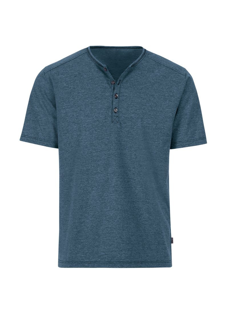 Trigema T-Shirt "TRIGEMA T-Shirt mit Knopfleiste DELUXE Baumwolle", (1 tlg. günstig online kaufen