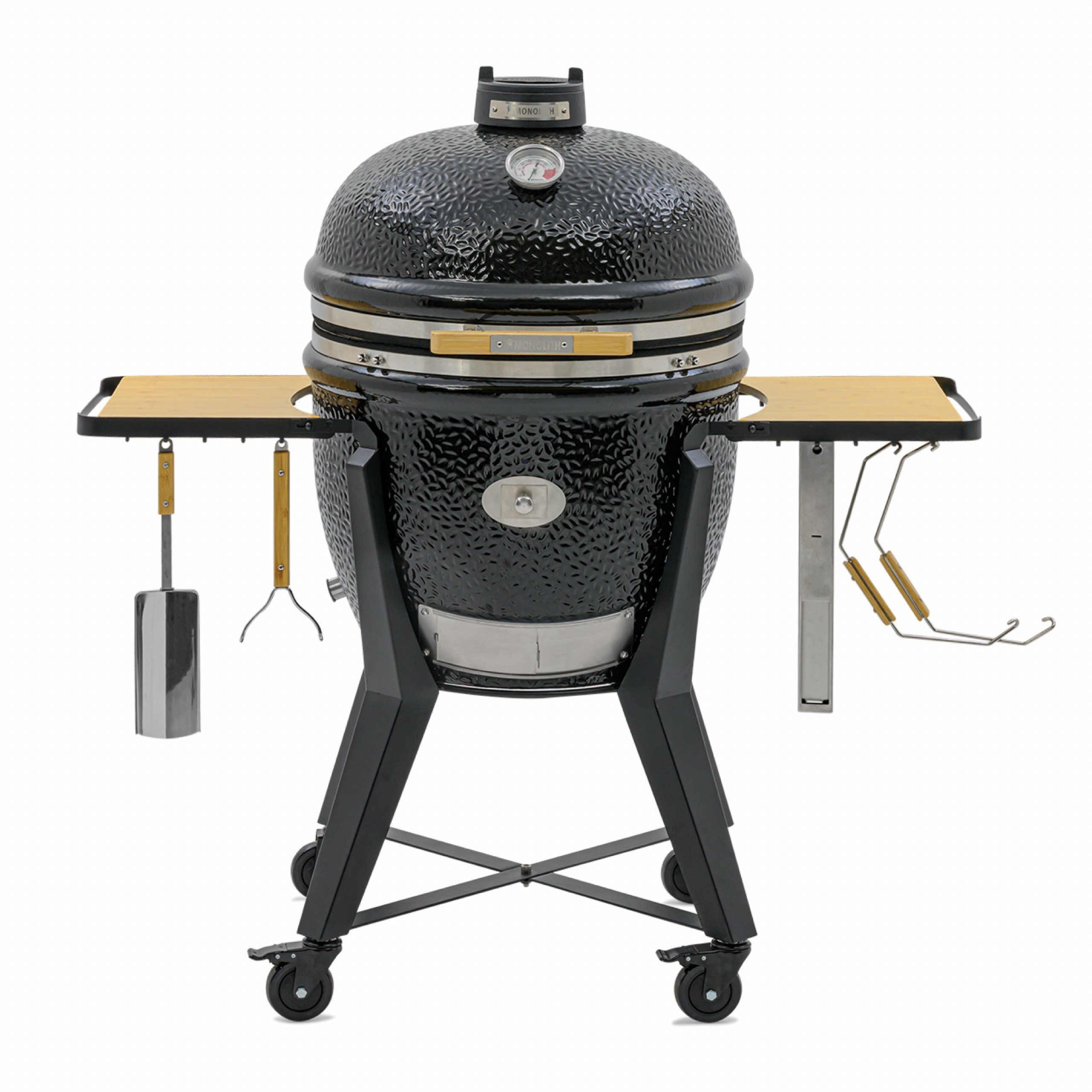 MONOLITH Keramikgrill Monolith Keramikgrill MONOLITH TWO.66 mit Gestell und Seitentische