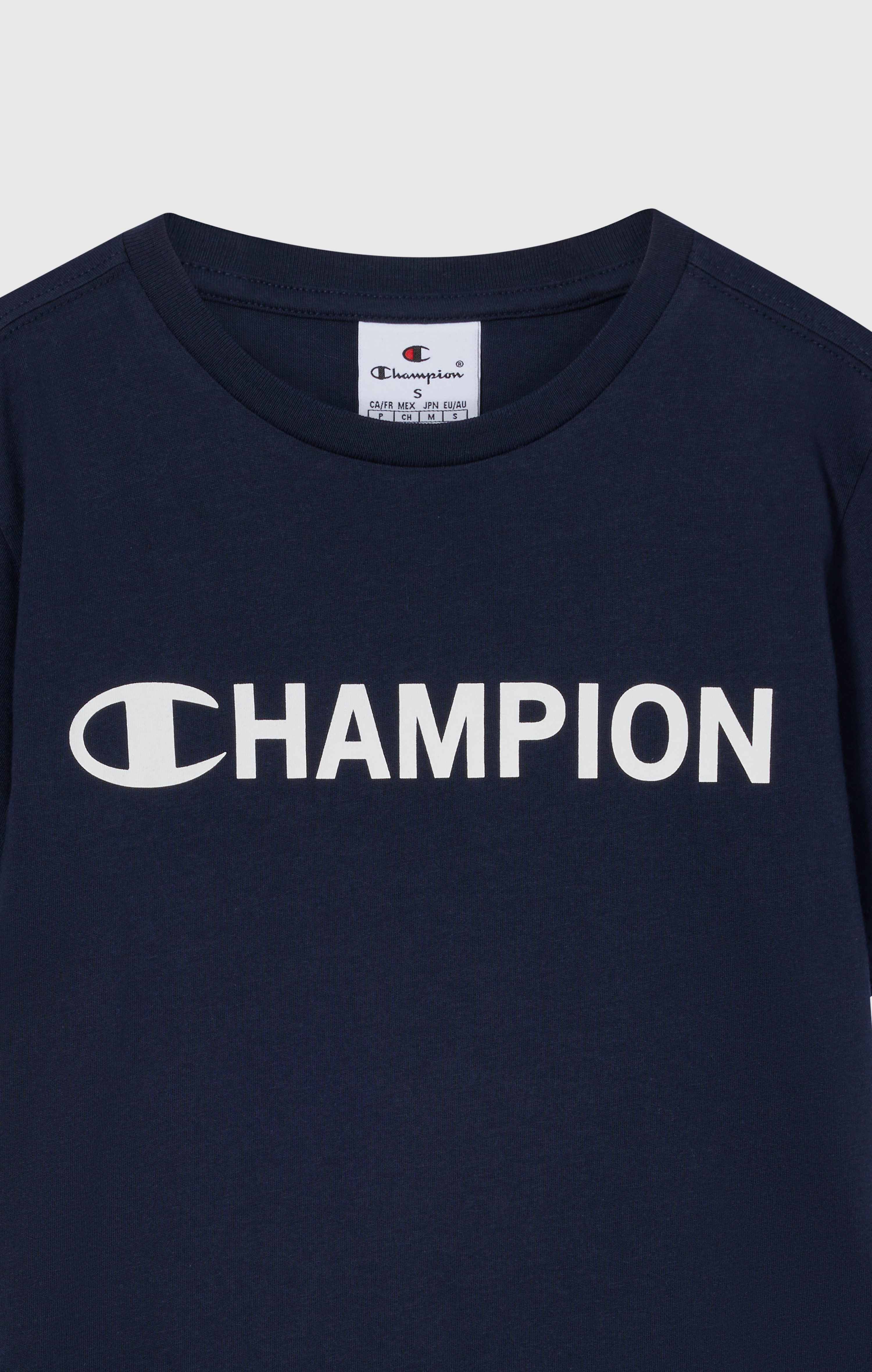 Champion T-Shirt SPORTWEAR T-SHIRT Standard Fit für Kinder und Jugendliche, Kurzarmdesign, aus Baumwolle, Standard Fit