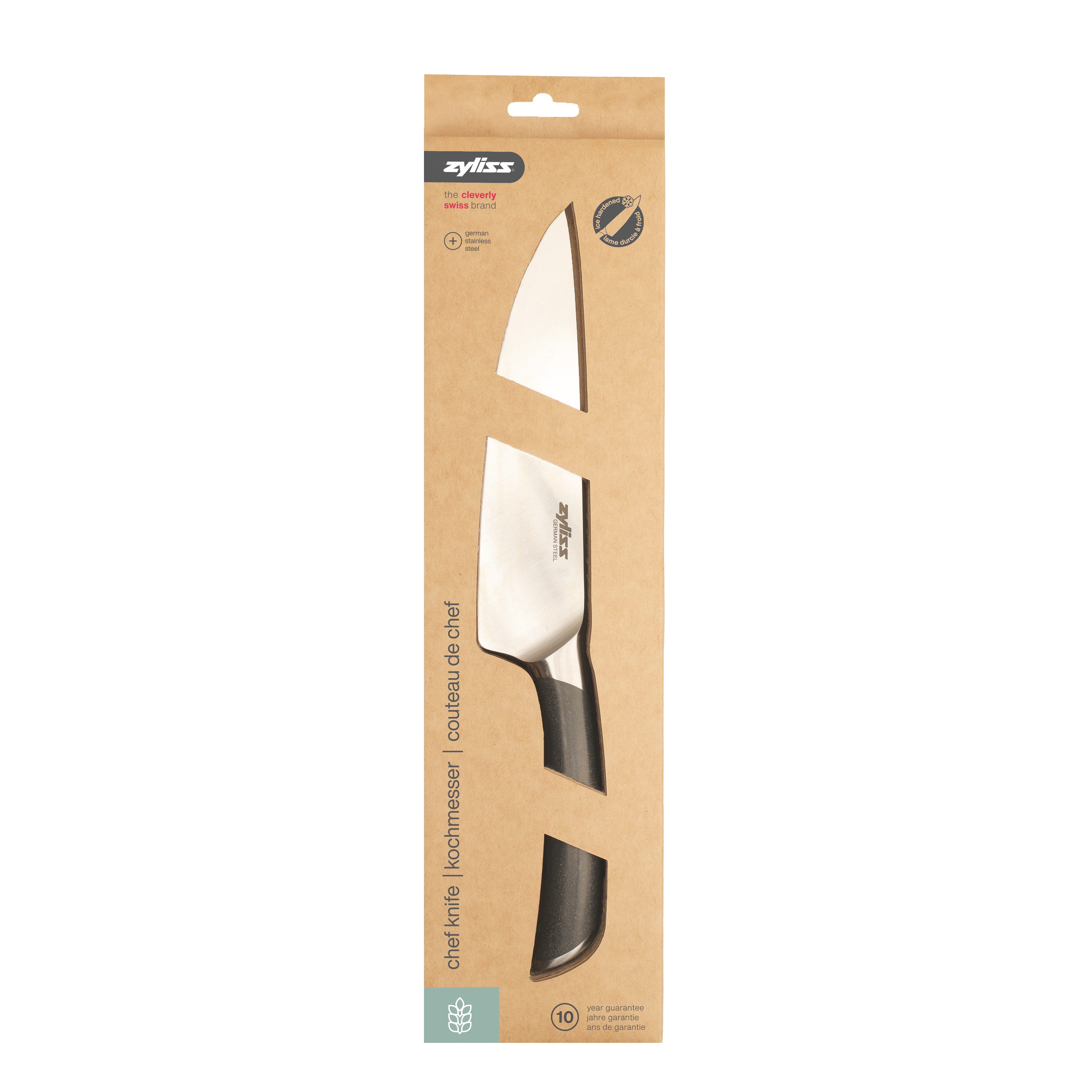 zyliss Kochmesser Comfort Pro 20 cm, deutscher Edelstahl, Vollerl-Konstruktion