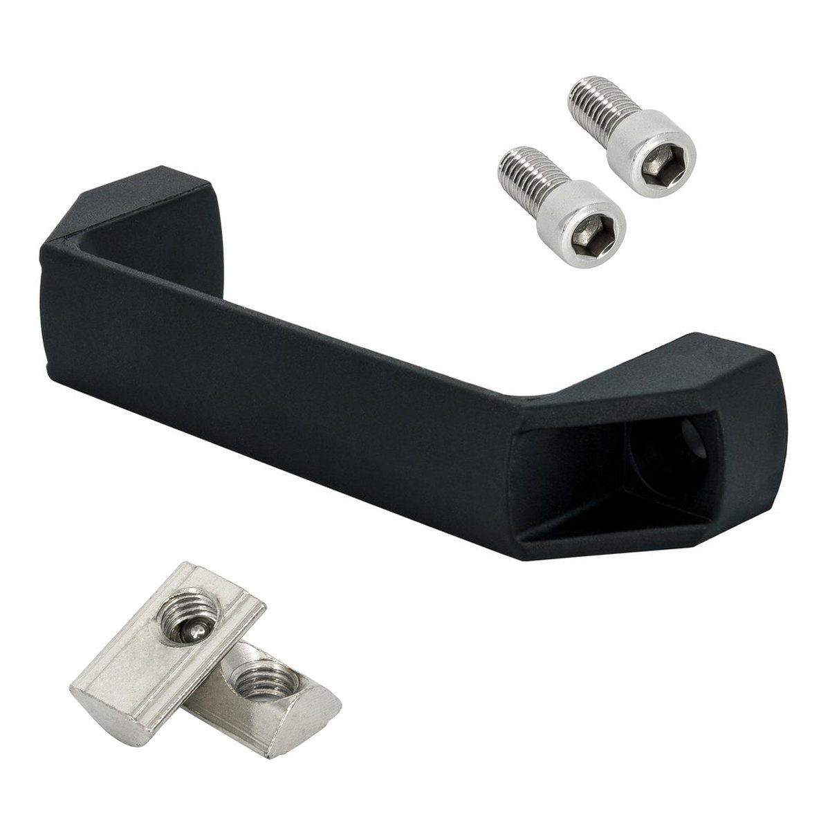 Profil SCHMIDT systemprofile 10x Bügelgriff Nut 8 138x25x40mm Kunststoff