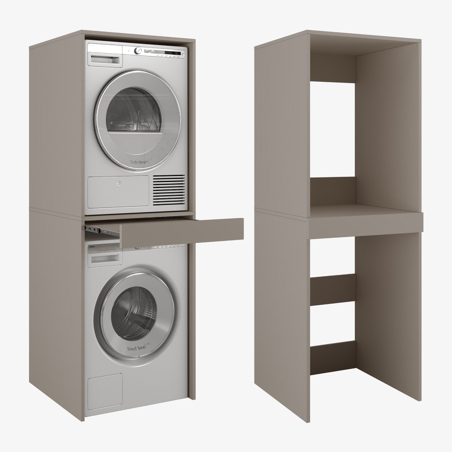 Platan Room Waschmaschinenumbauschrank Waschmaschinenschrank für Waschmasch günstig online kaufen