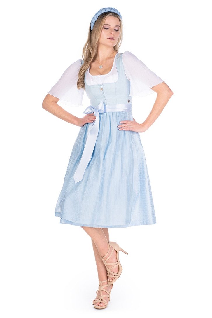 Dirndl Midi Dirndl 2tlg. - NEUTAL - himmelblau