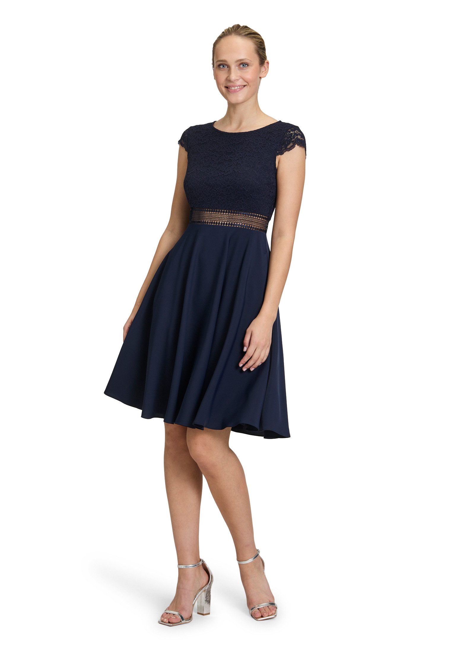 Vera Mont Abendkleid Damen mit Spitze Spitze